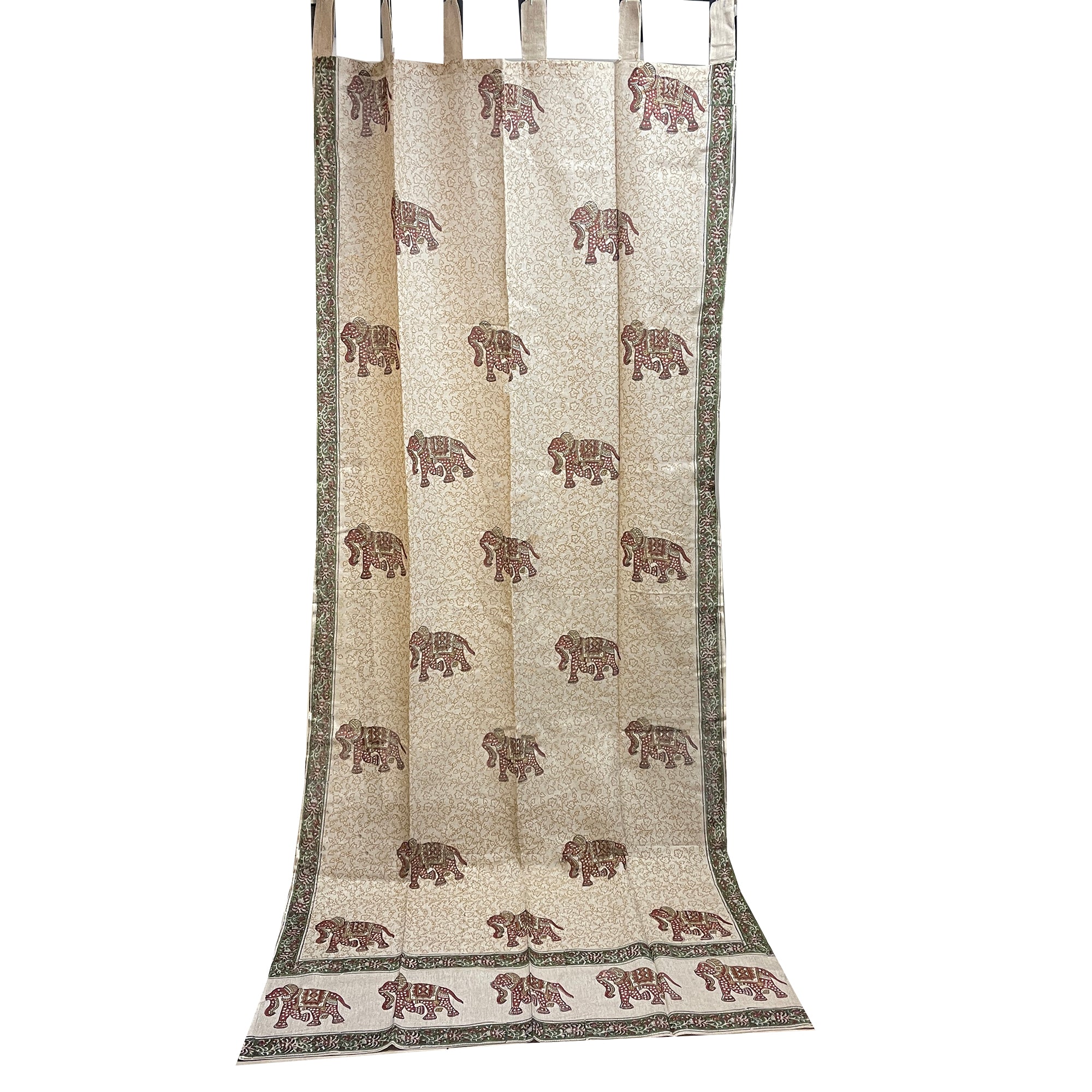 Jute Curtain Pairs- 4 Styles - Vintage India NYC