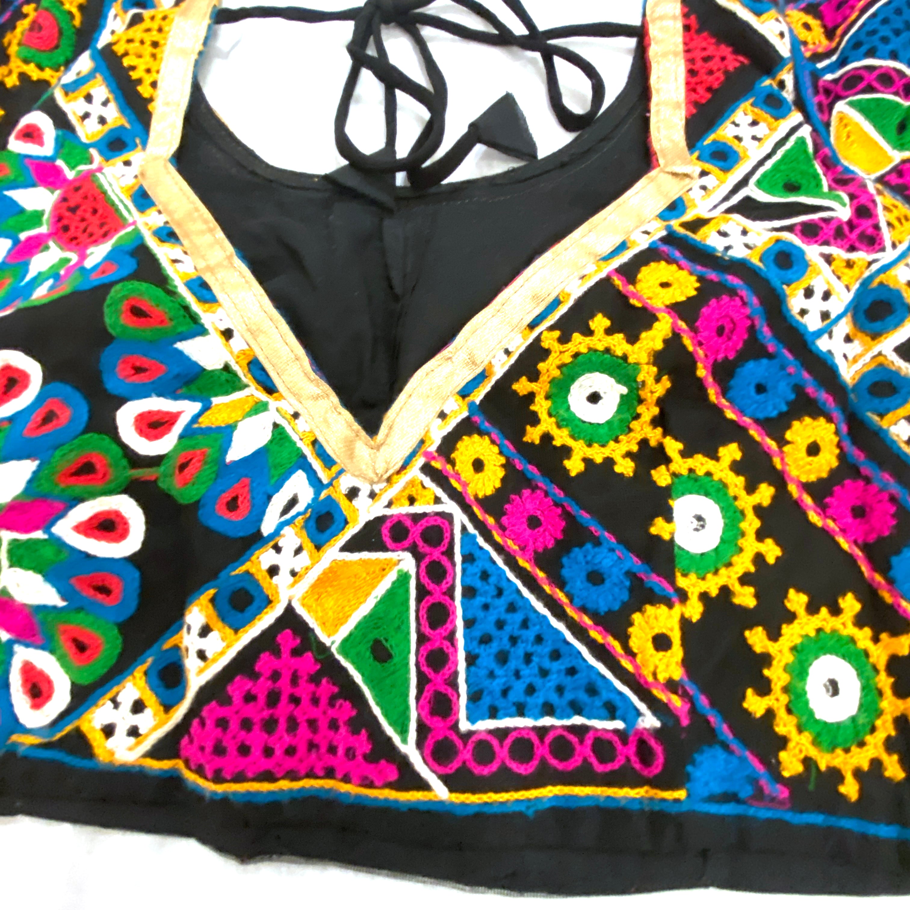 Embroidered Choli Blouse - Vintage India NYC