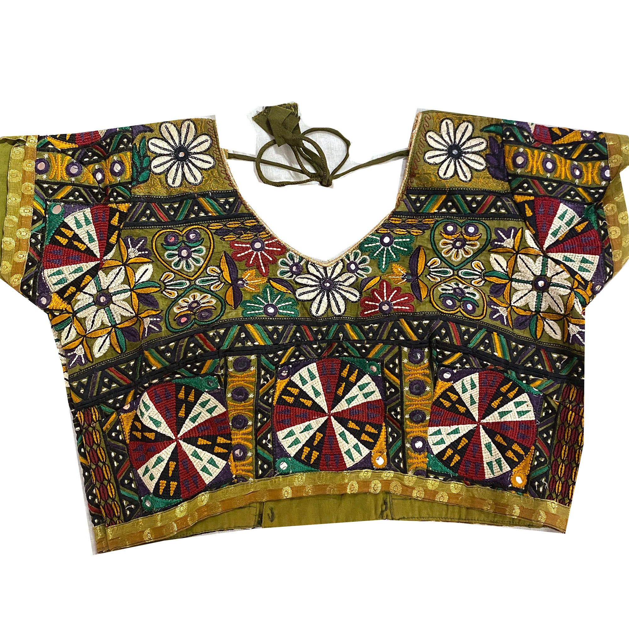 Embroidered Choli Blouse - Vintage India NYC