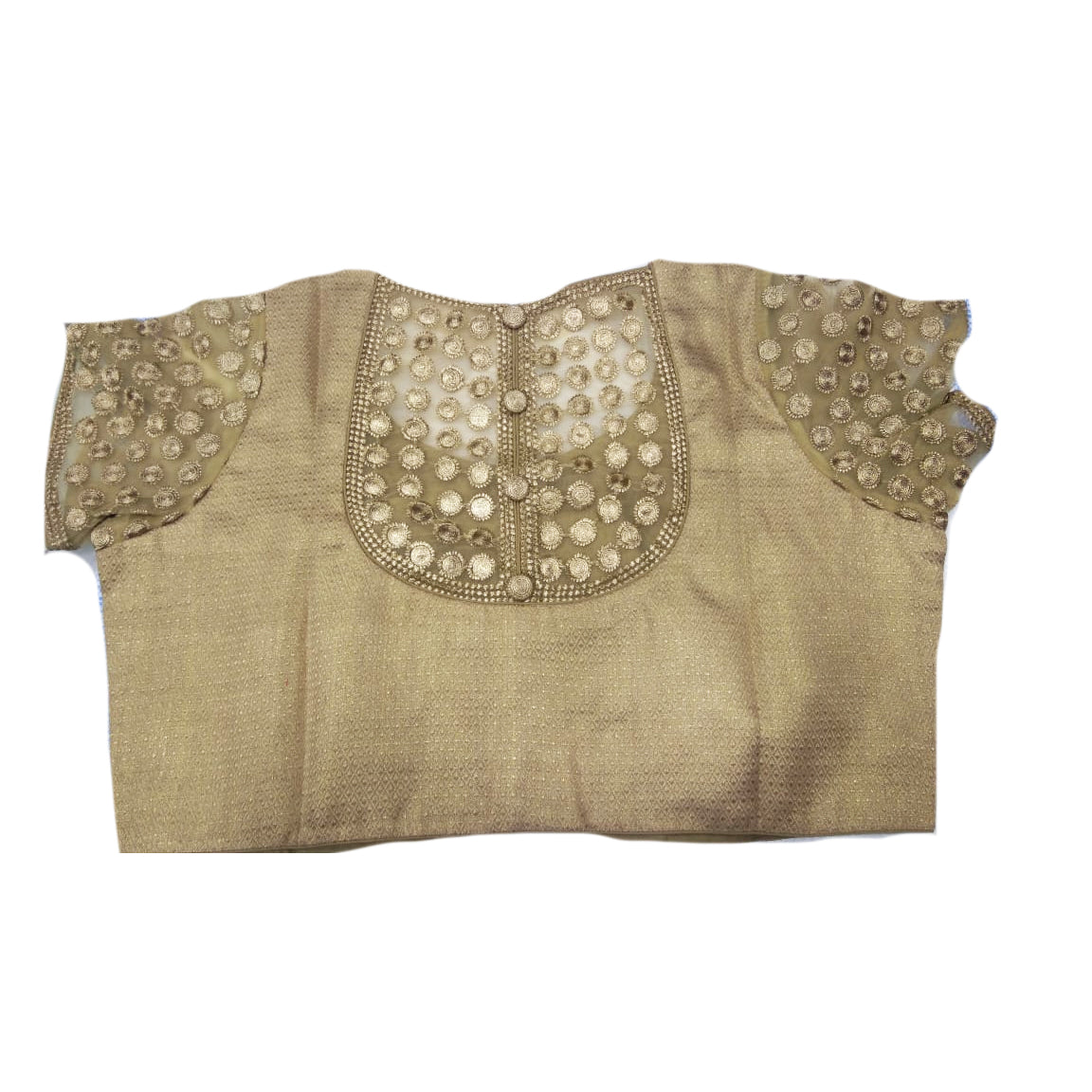 RI Gold Embroidered Plus Size - Vintage India NYC