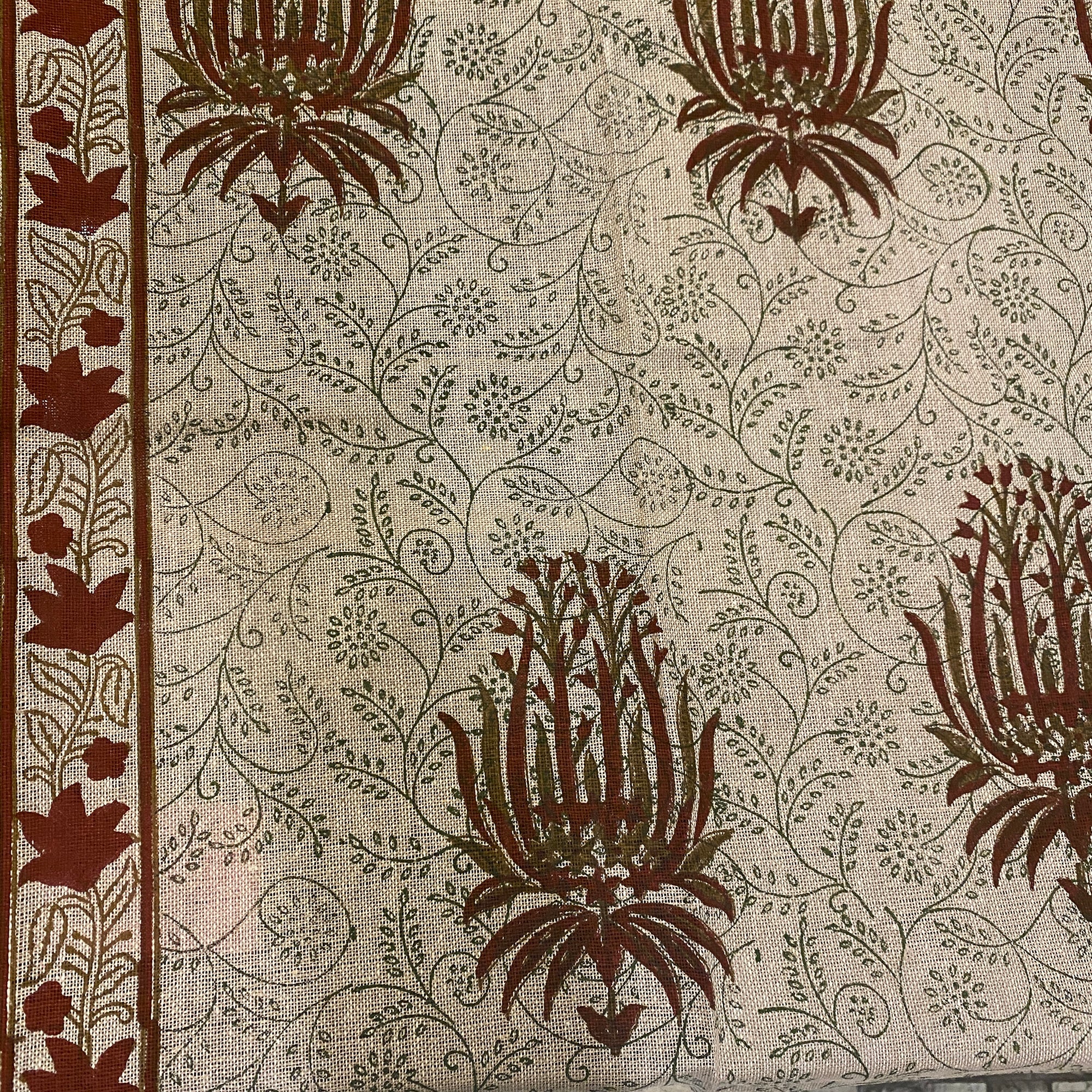 Jute Curtain Pairs- 4 Styles - Vintage India NYC