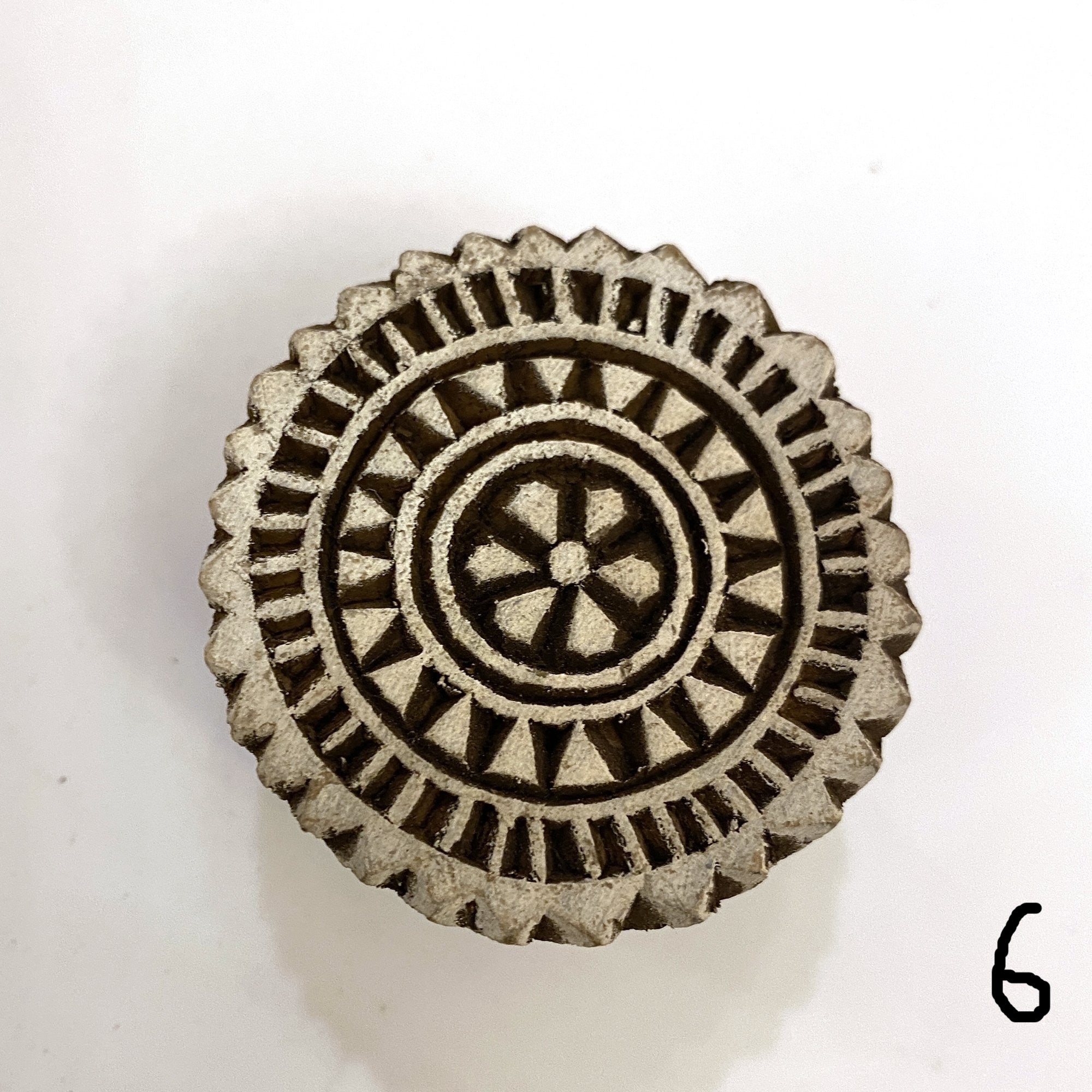 Flower Mandala Wood Blocks for Block Printing-15 styles - Vintage India NYC