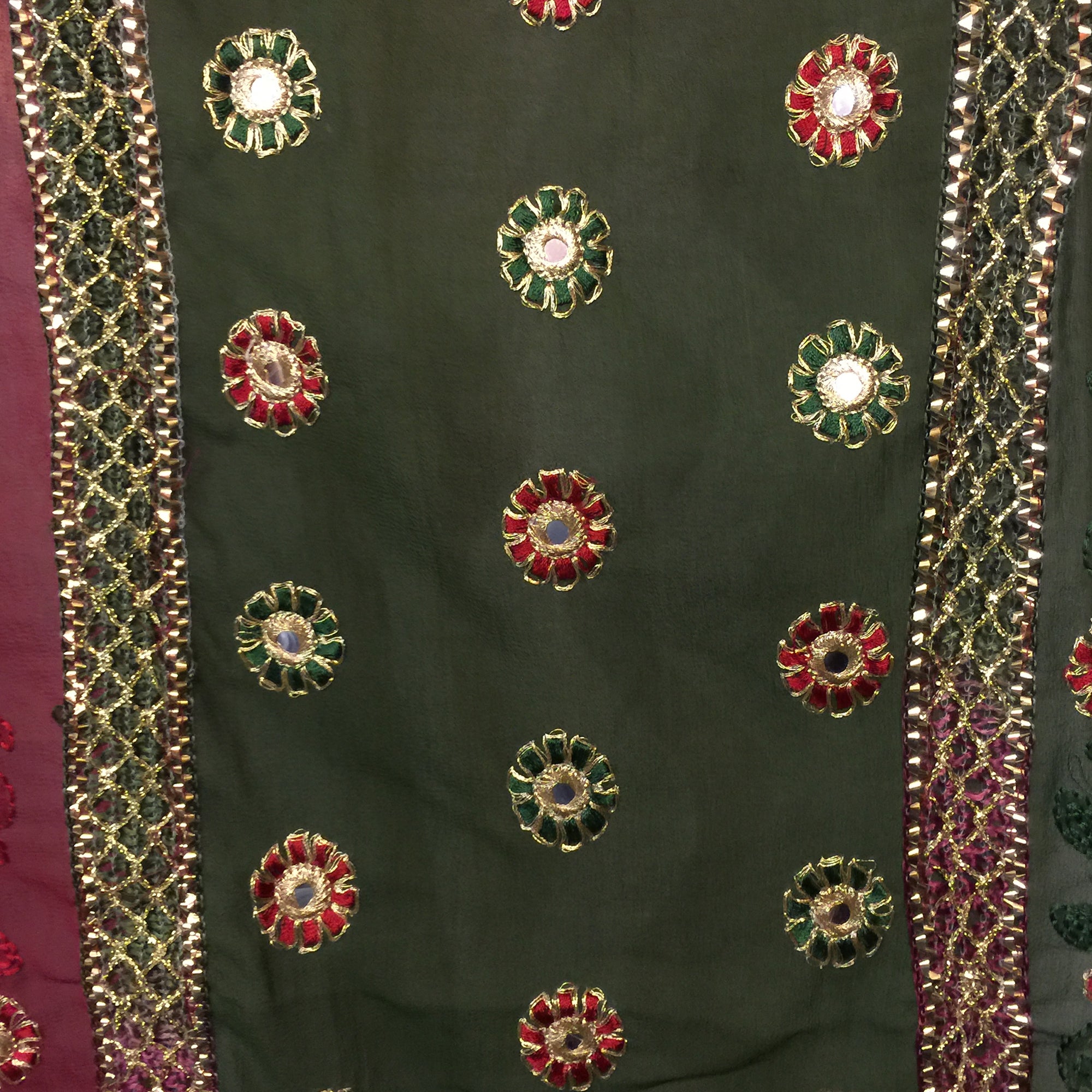 Single Curtains-Reds - Vintage India NYC