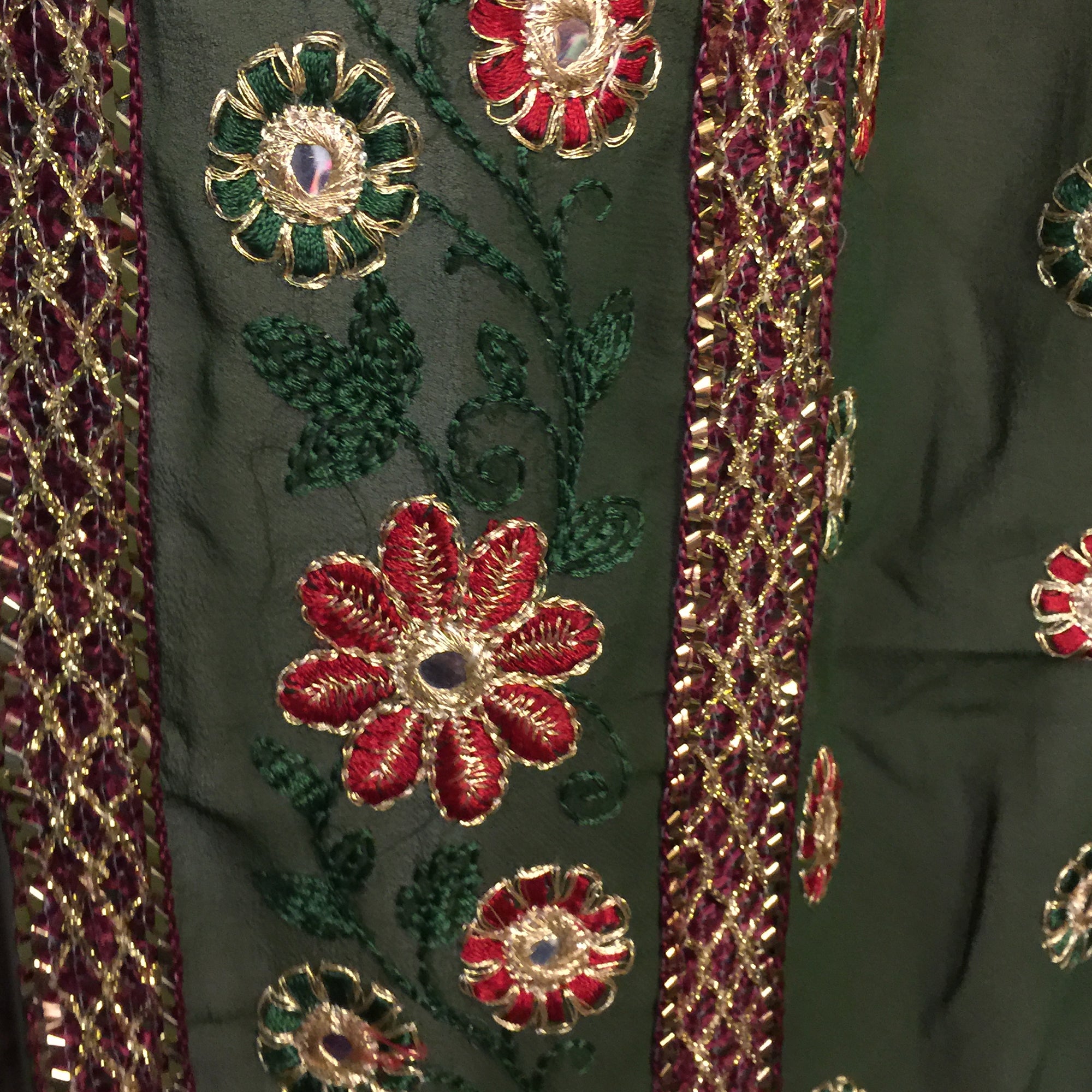 Single Curtains-Reds - Vintage India NYC