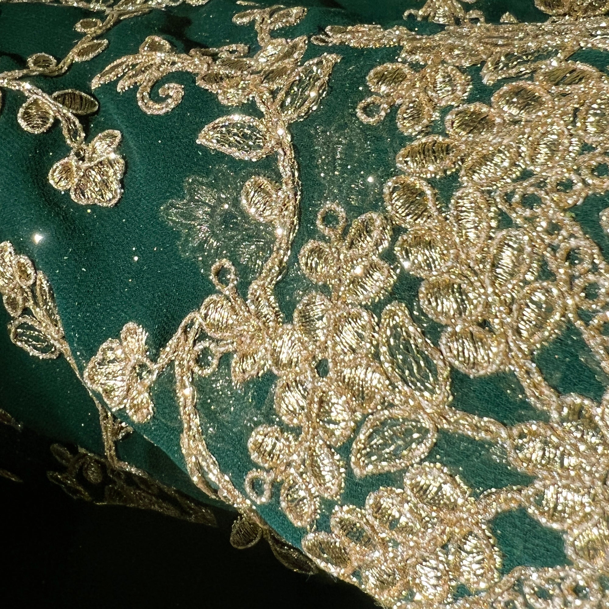 DT Georgette Sarees-Many Colors - Vintage India NYC