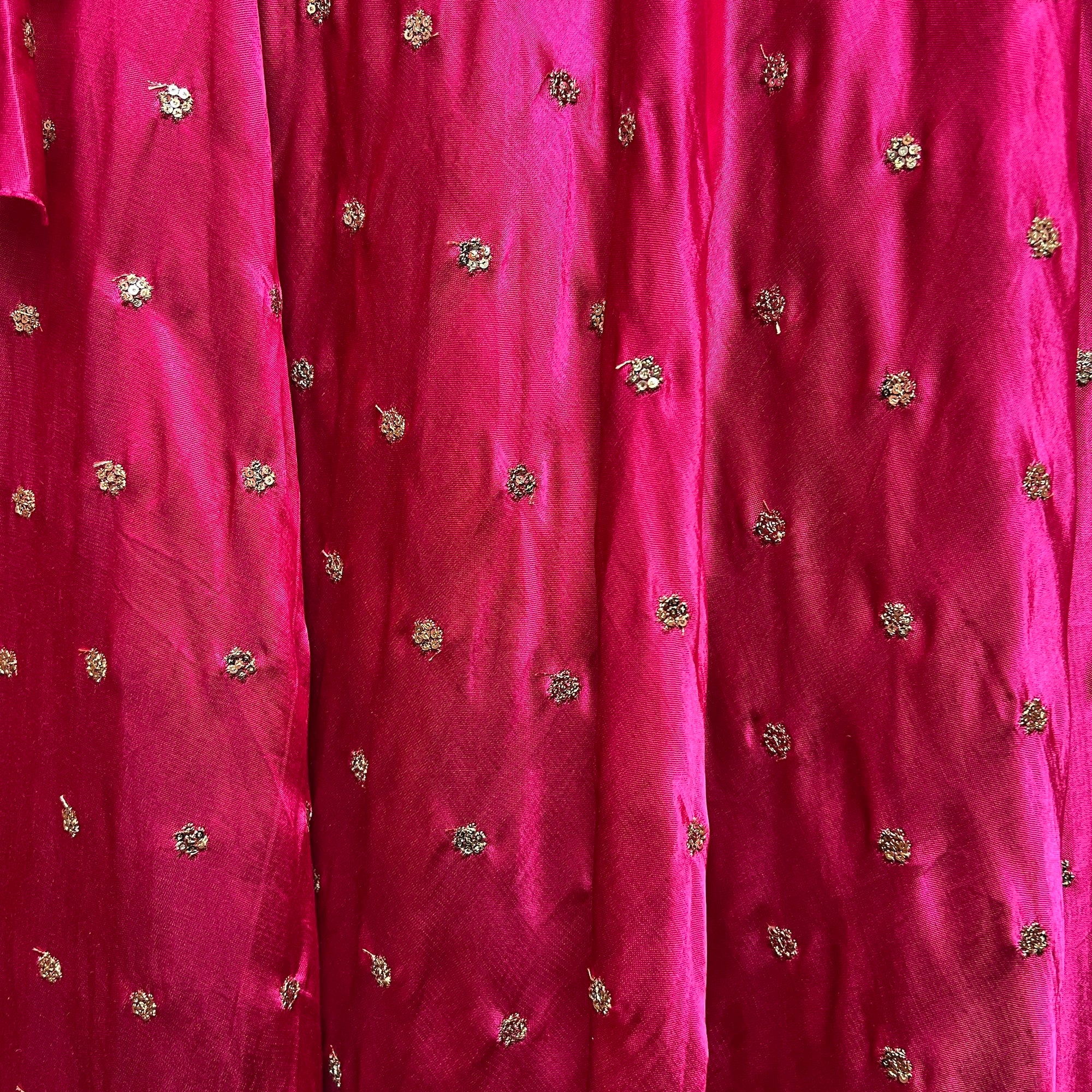 YD Sequin Flower Lehengas-Various Colors - Vintage India NYC