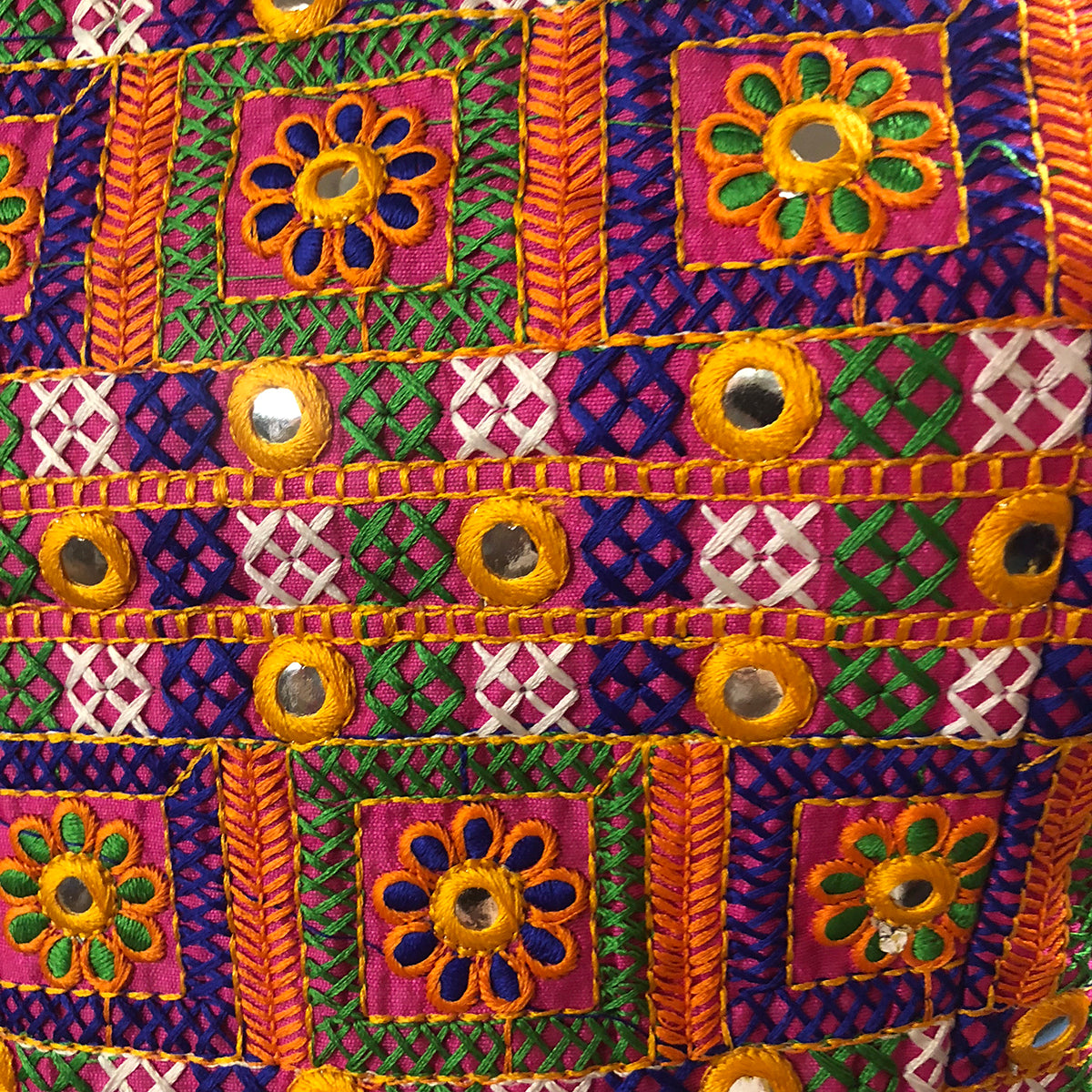IE Mirrorwork Choli Blouse - Vintage India NYC