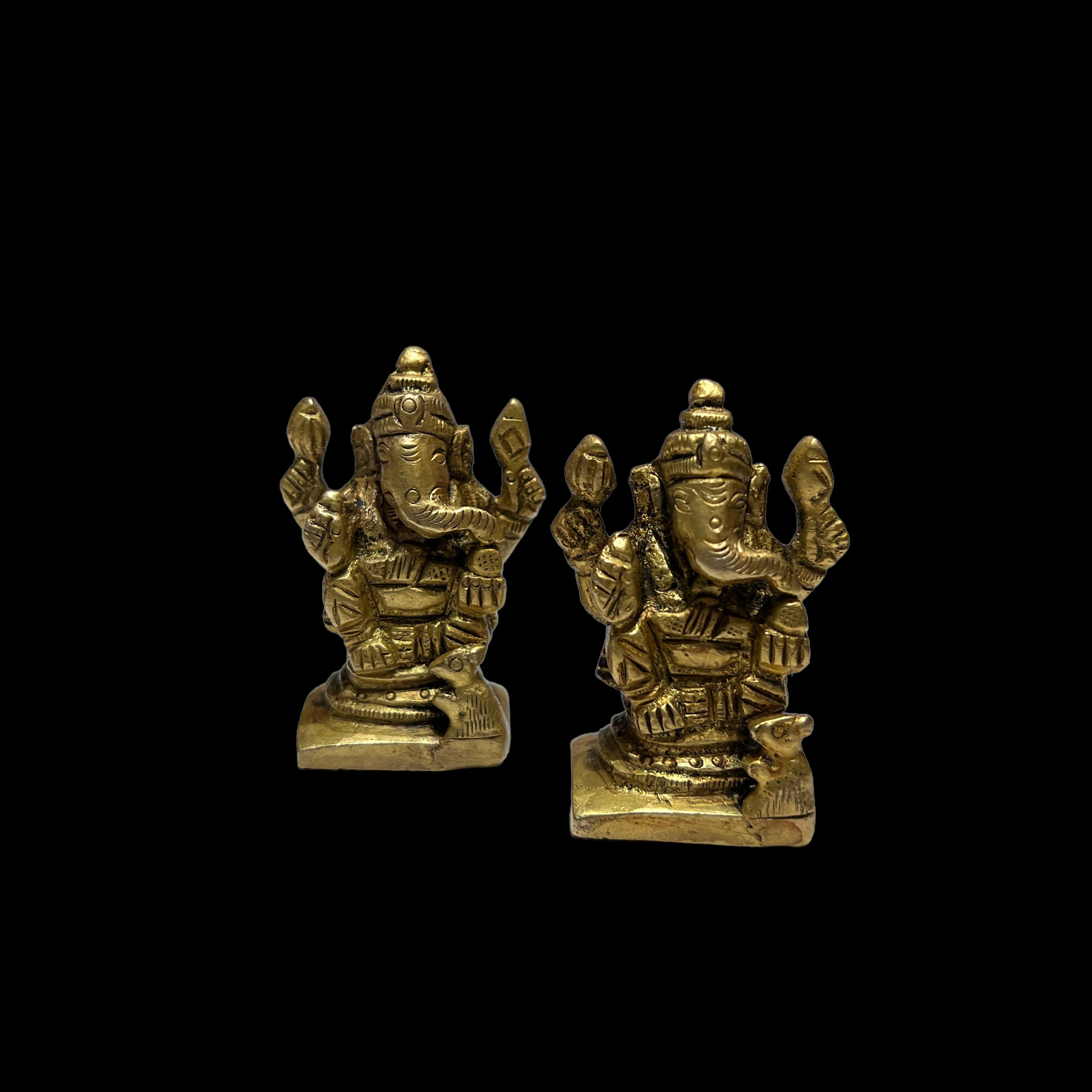 GM Bronze Ganesh 115 Statue - Vintage India NYC