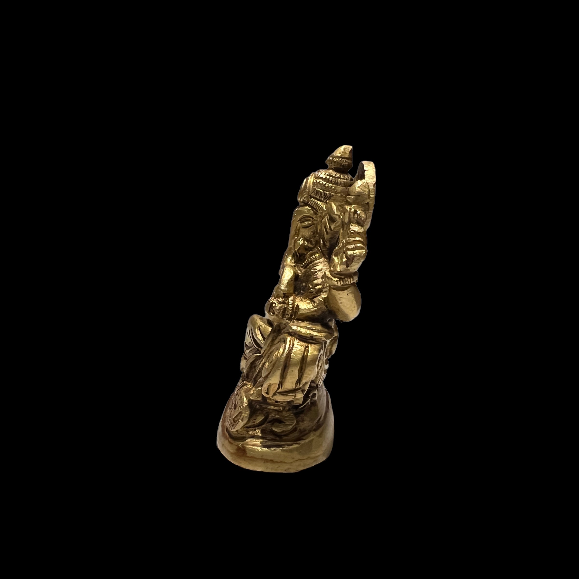 GM Brass Ganesh 163-2.5in - Vintage India NYC