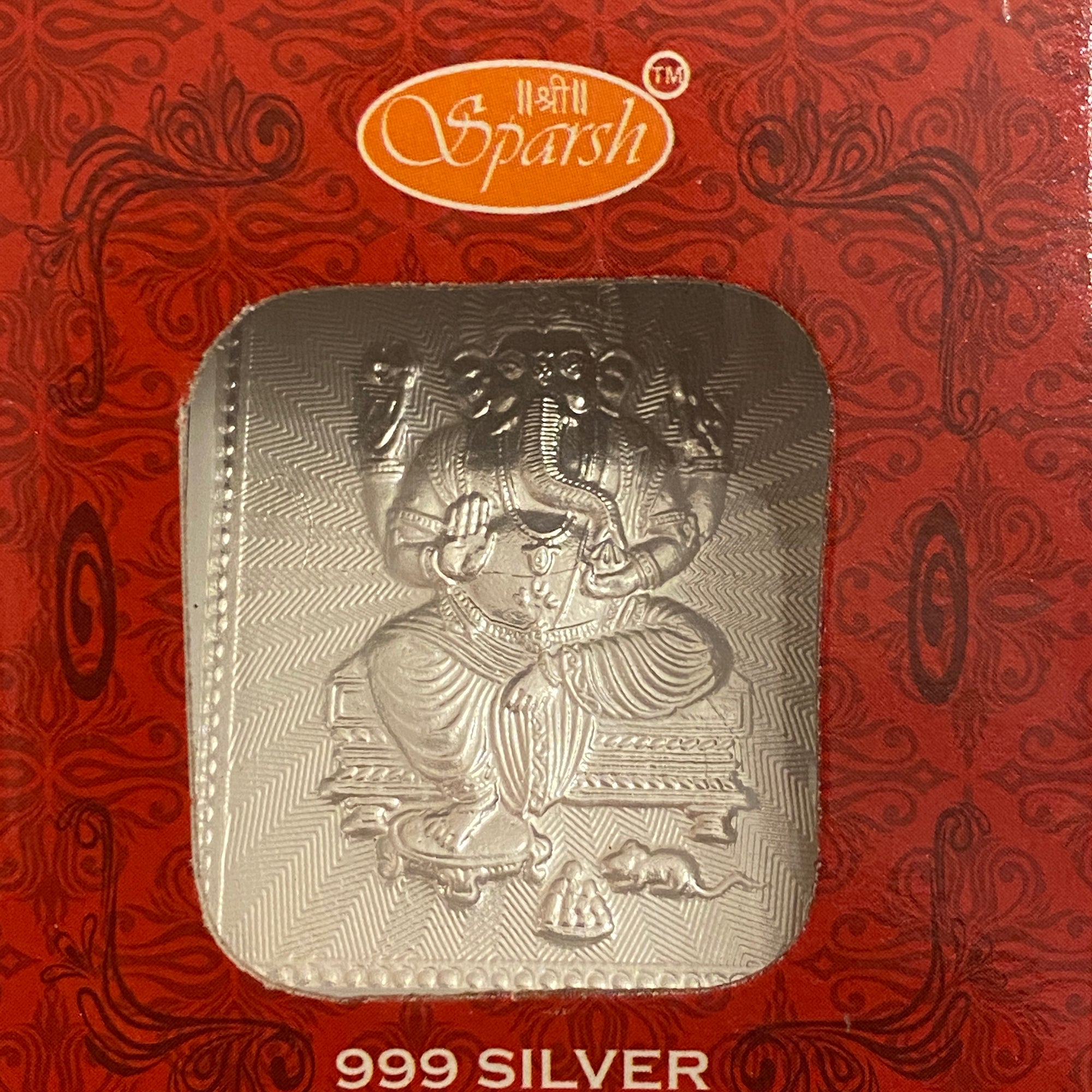 Hindu God & Goddess Religious Silver Frames AUJ Silver (.999) 31 - Vintage India NYC
