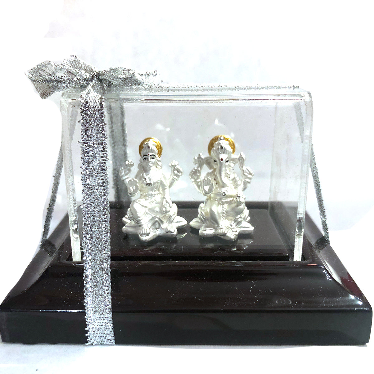 Silver Laxmi Ganesh 108 - Vintage India NYC