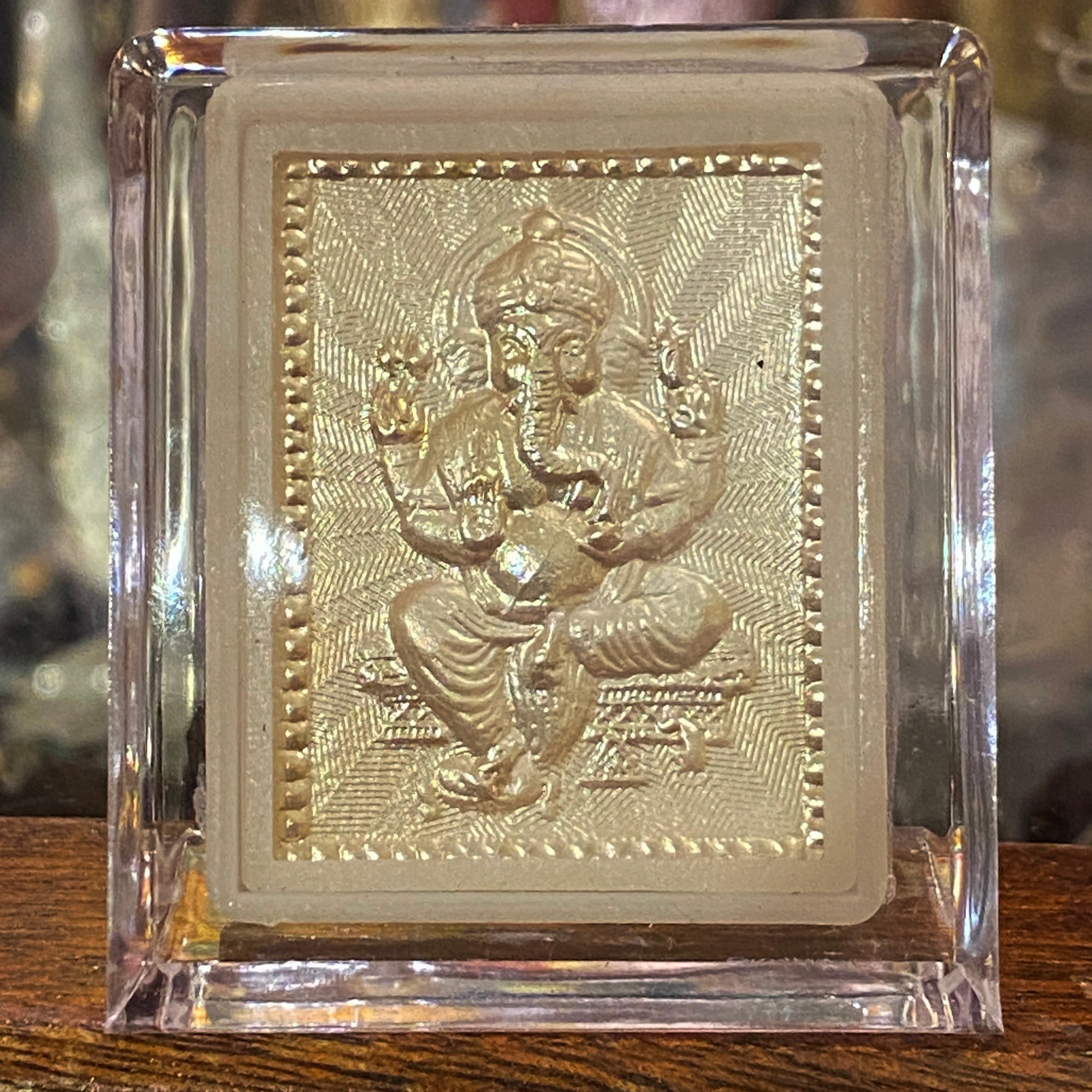 Hindu God & Goddess Religious Silver Frames AUJ Silver (.999) 21 - Vintage India NYC