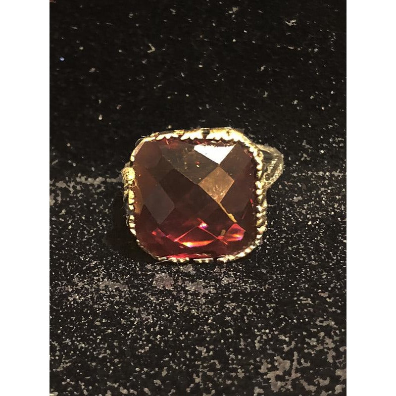 Garnet ring - Vintage India NYC