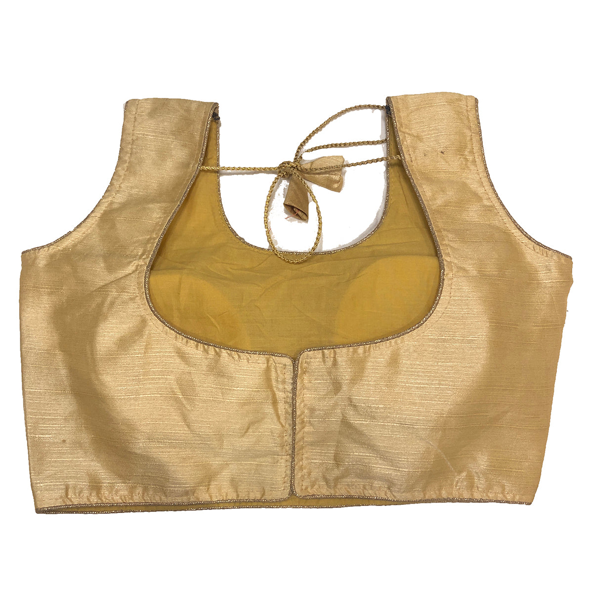 IE Gold Blouses-sleeveless - Vintage India NYC