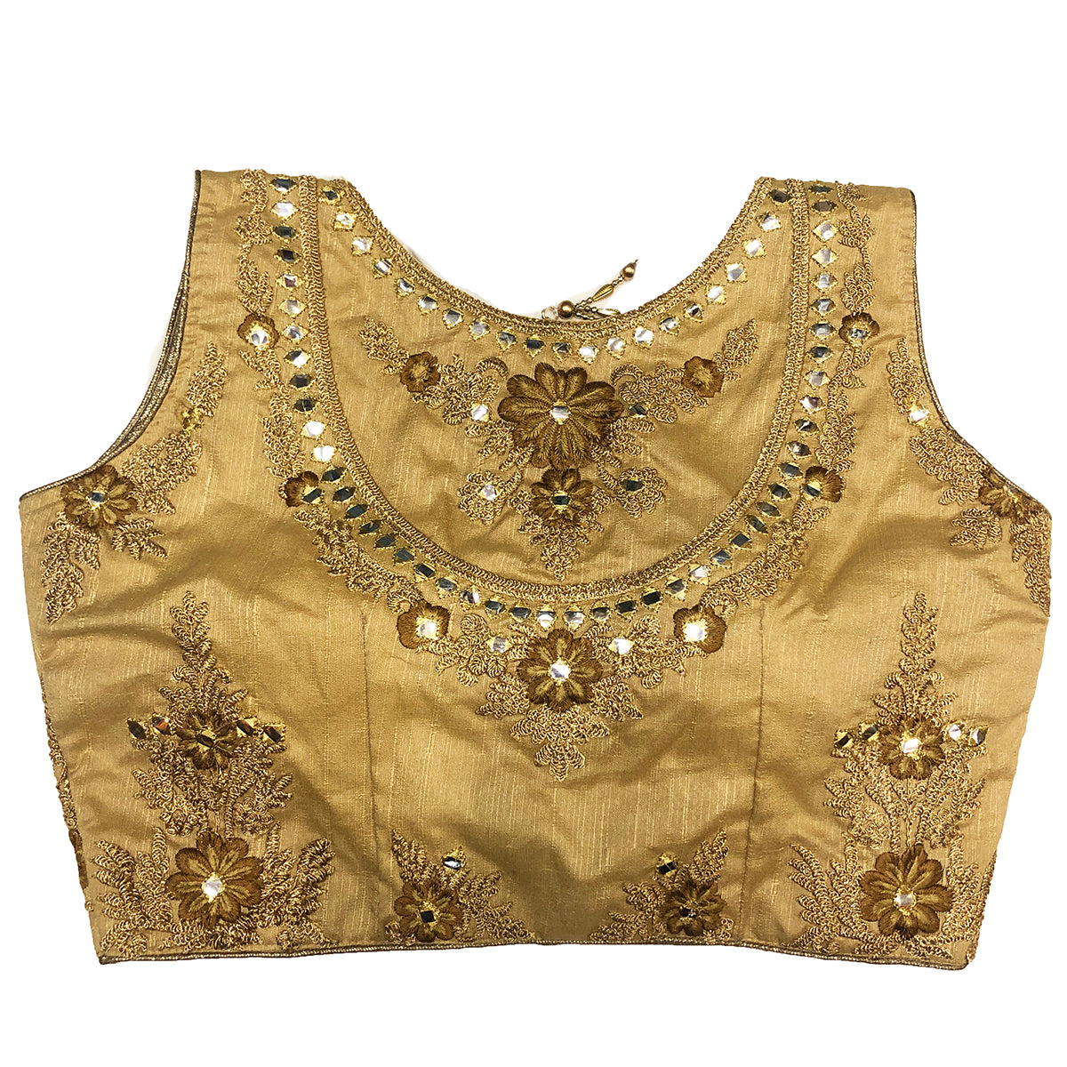 IE Gold Blouses-sleeveless - Vintage India NYC