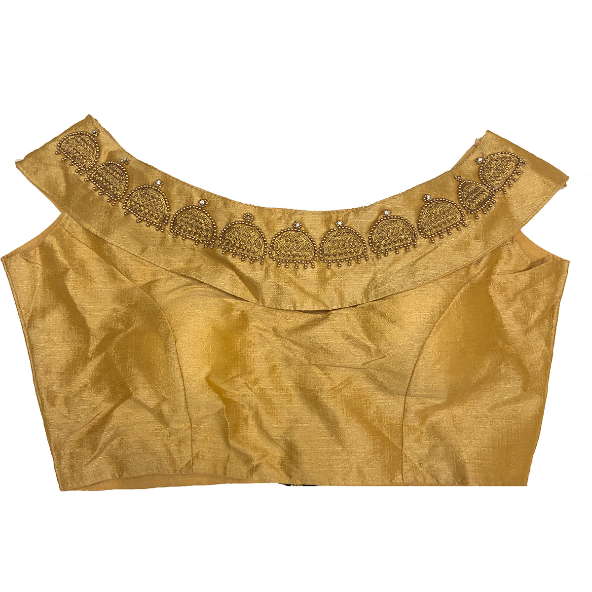 IE Gold Blouses-sleeveless - Vintage India NYC