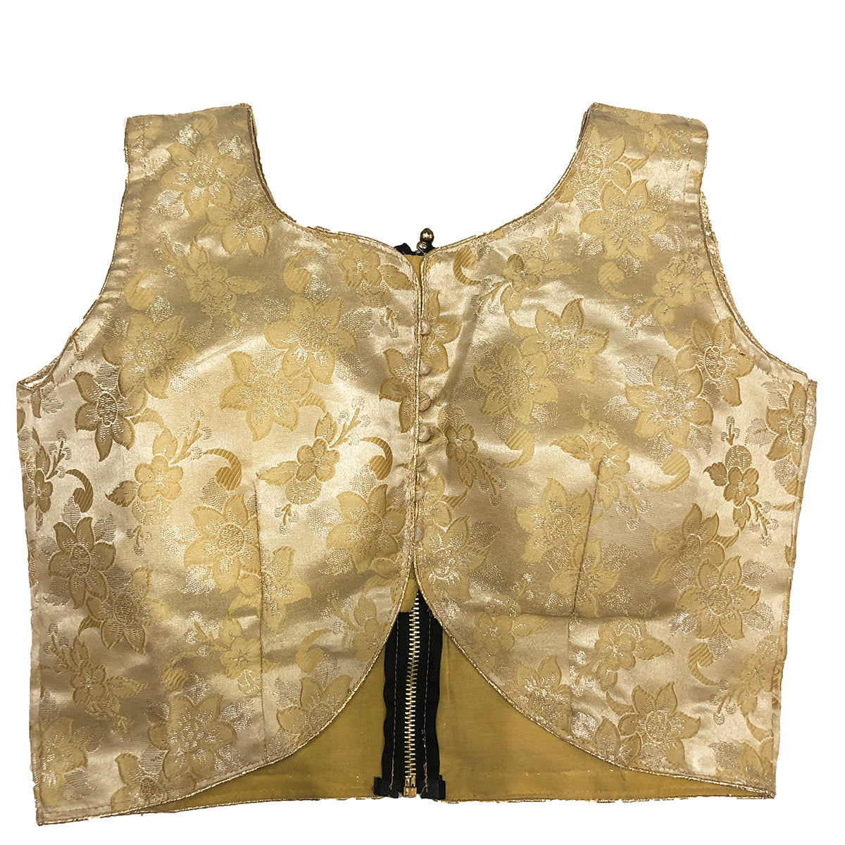 IE Gold Blouses-sleeveless - Vintage India NYC