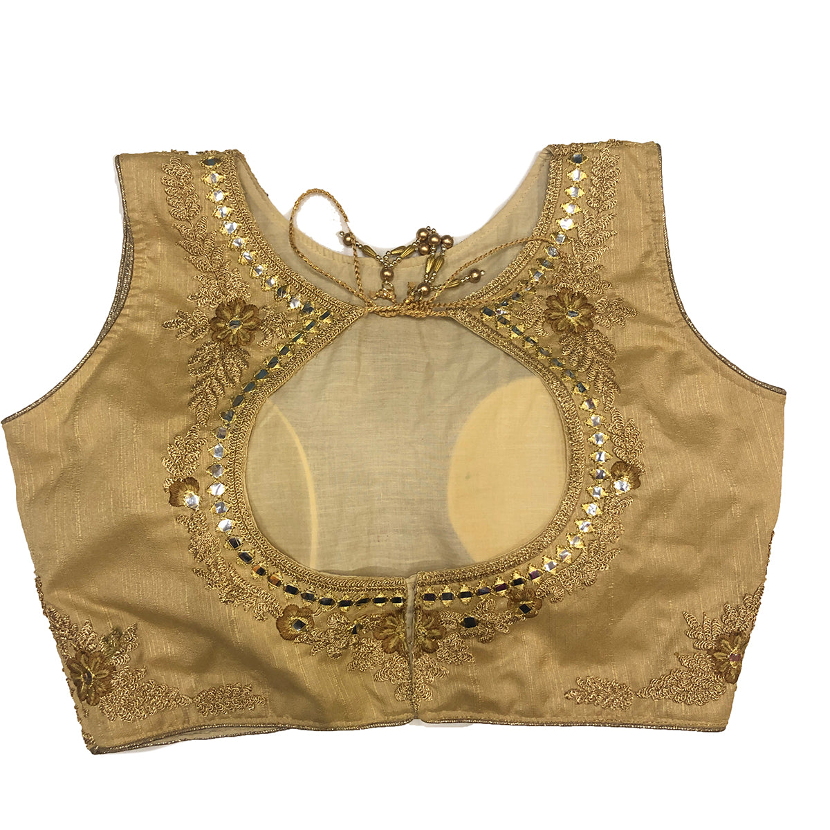 IE Gold Blouses-sleeveless - Vintage India NYC