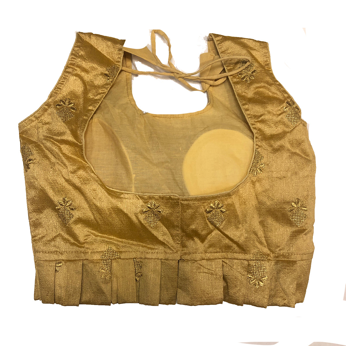 IE Gold Blouses-sleeveless - Vintage India NYC