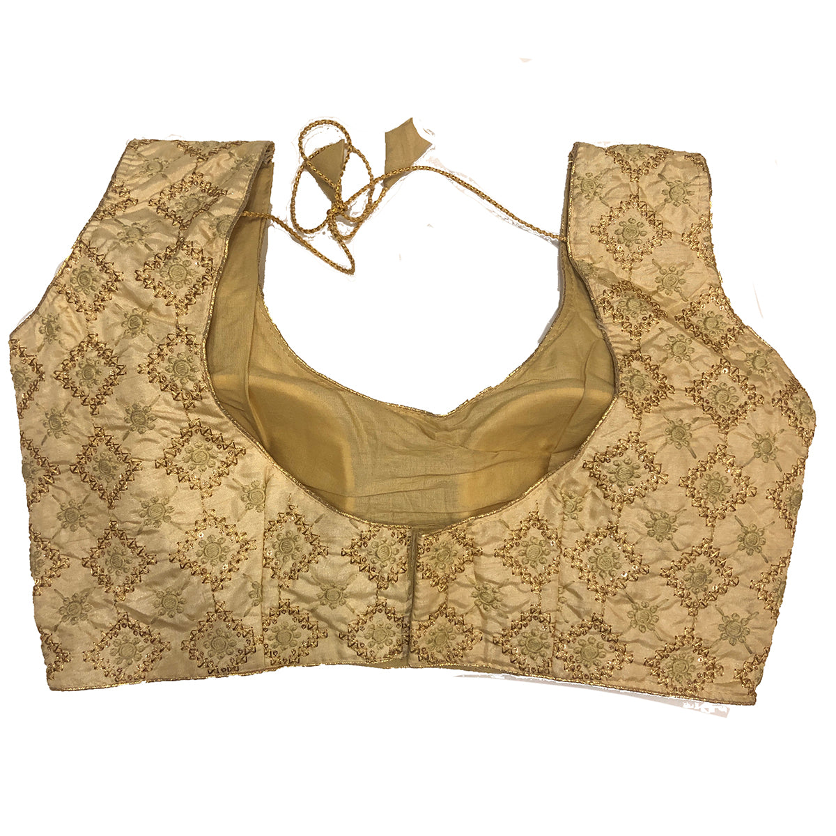 IE Gold Blouses-sleeveless - Vintage India NYC