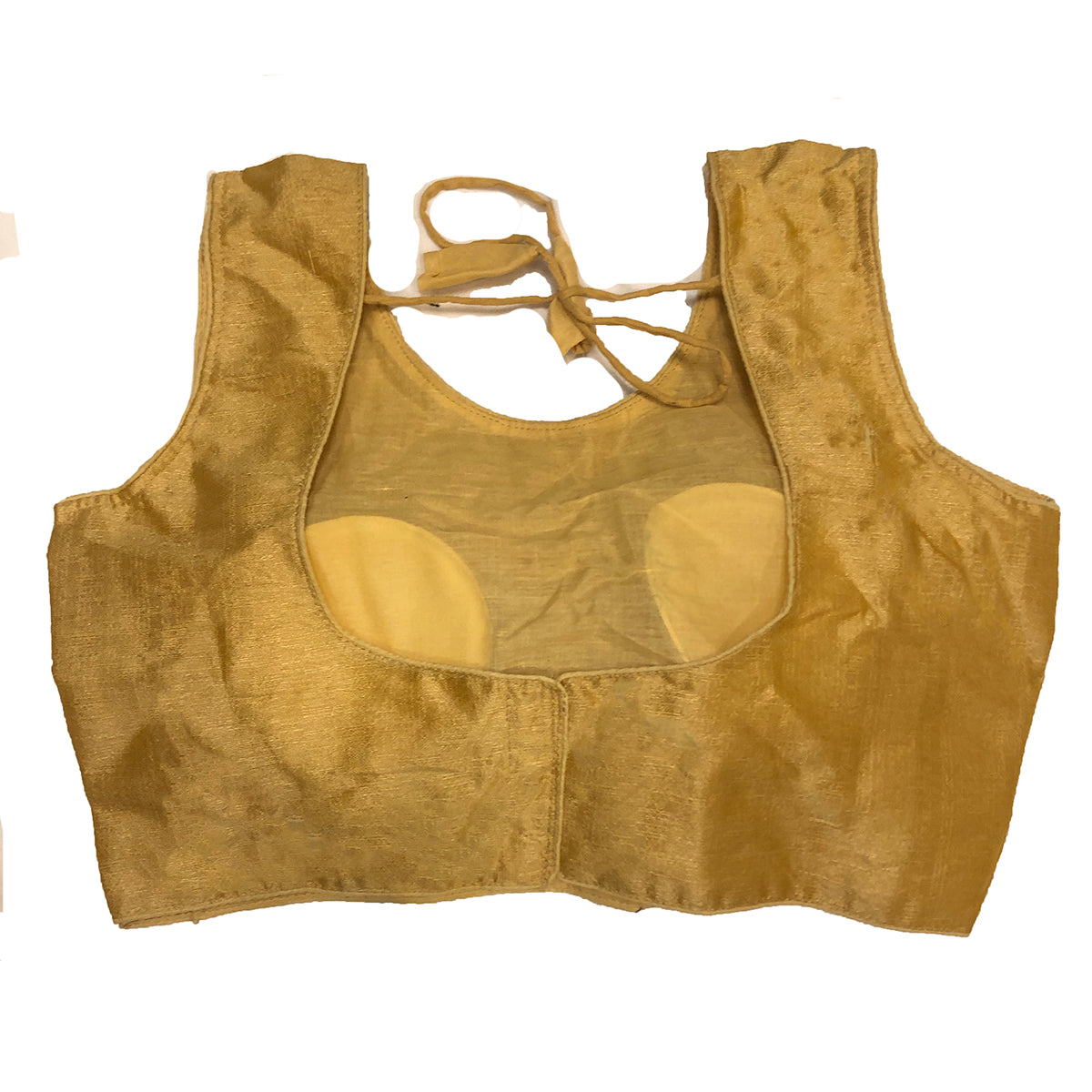 IE Gold Blouses-sleeveless - Vintage India NYC