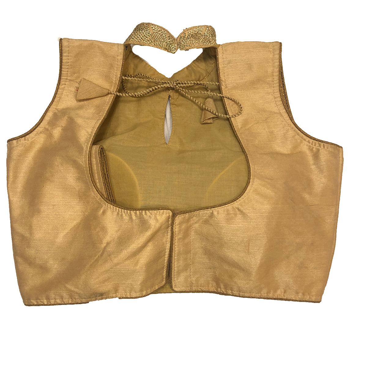 IE Gold Blouses-sleeveless - Vintage India NYC