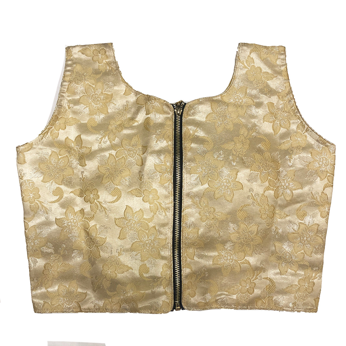IE Gold Blouses-sleeveless - Vintage India NYC