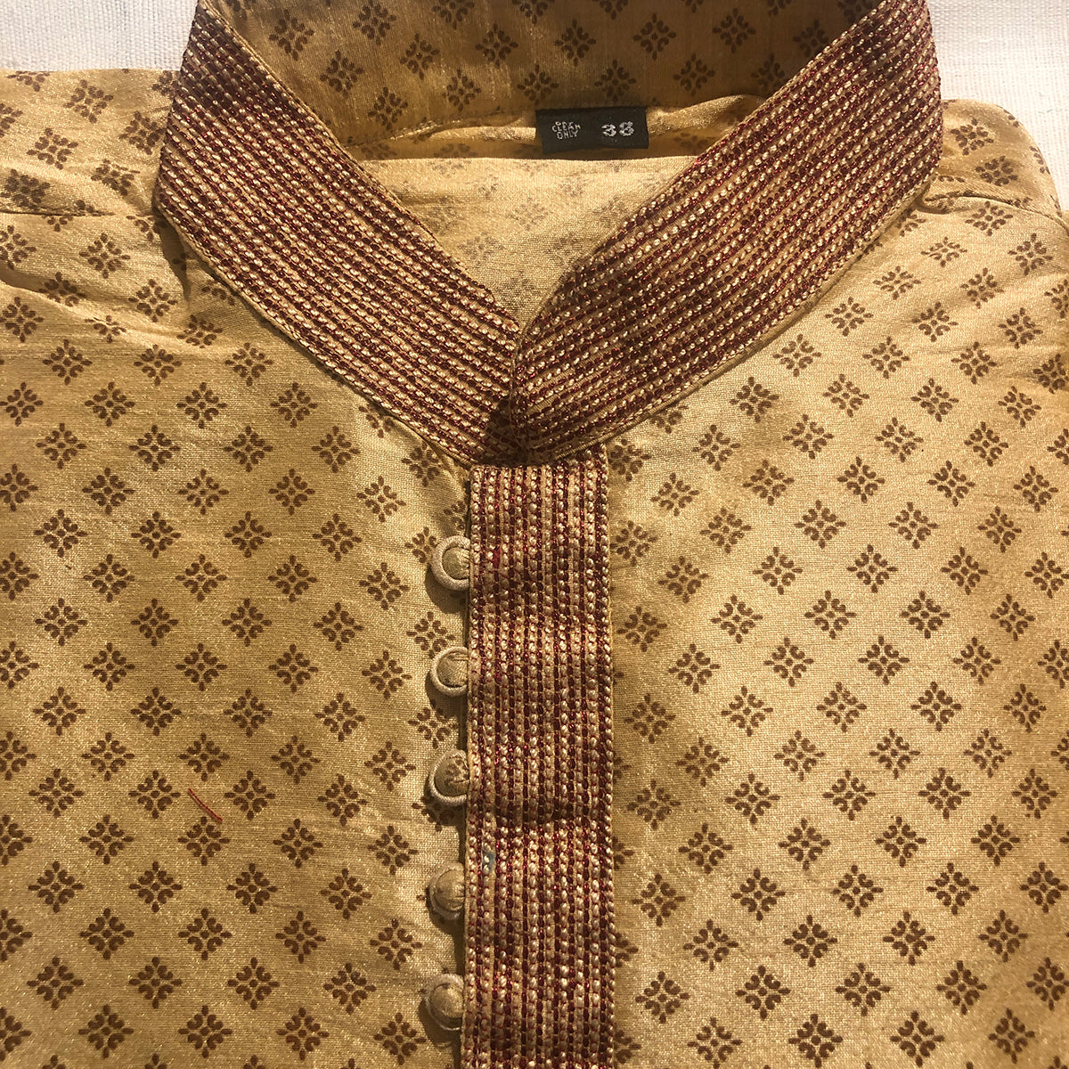 DK Brocade Kurtas- 3 Colors Men Kurta - Vintage India NYC