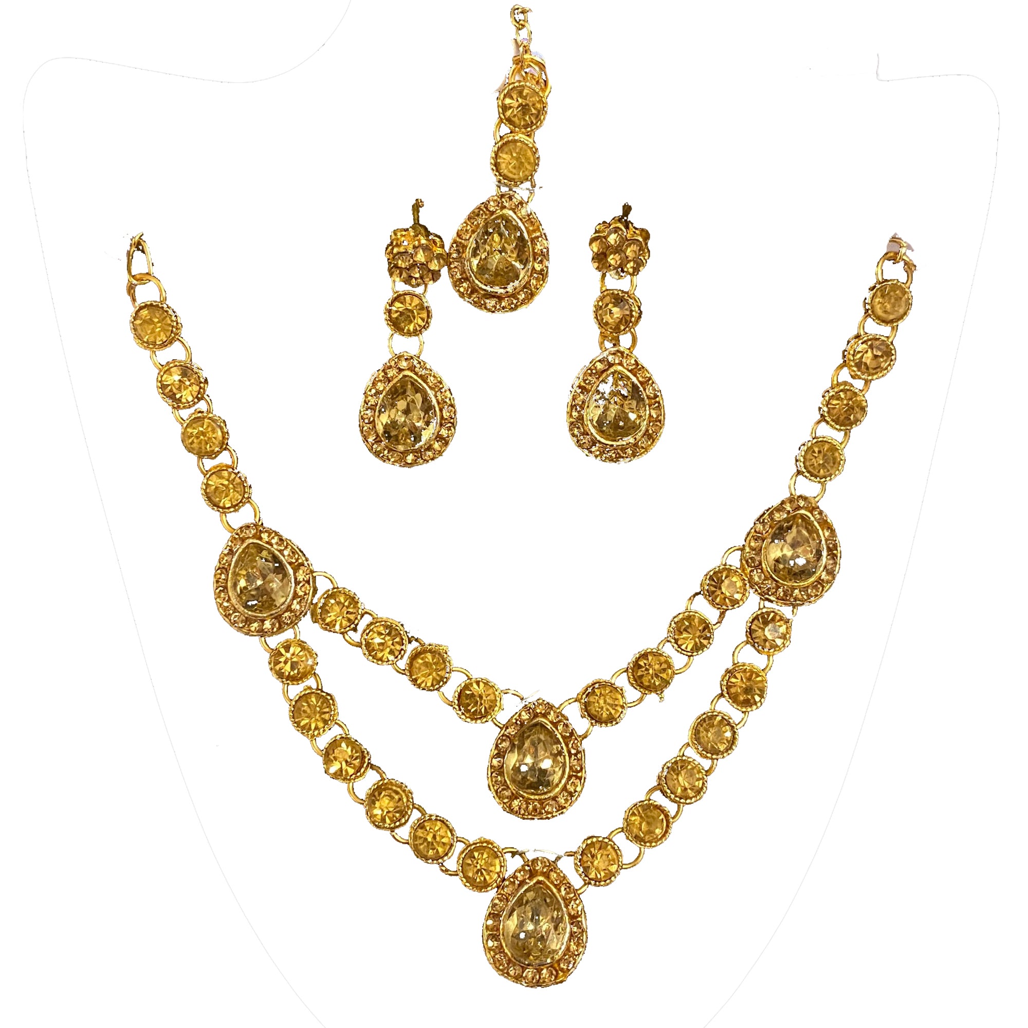 DT Choker Necklace Set - Vintage India NYC