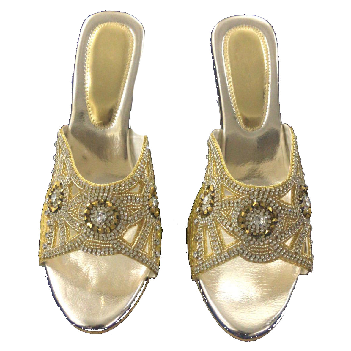 DT Gold Sandals 2 - Vintage India NYC