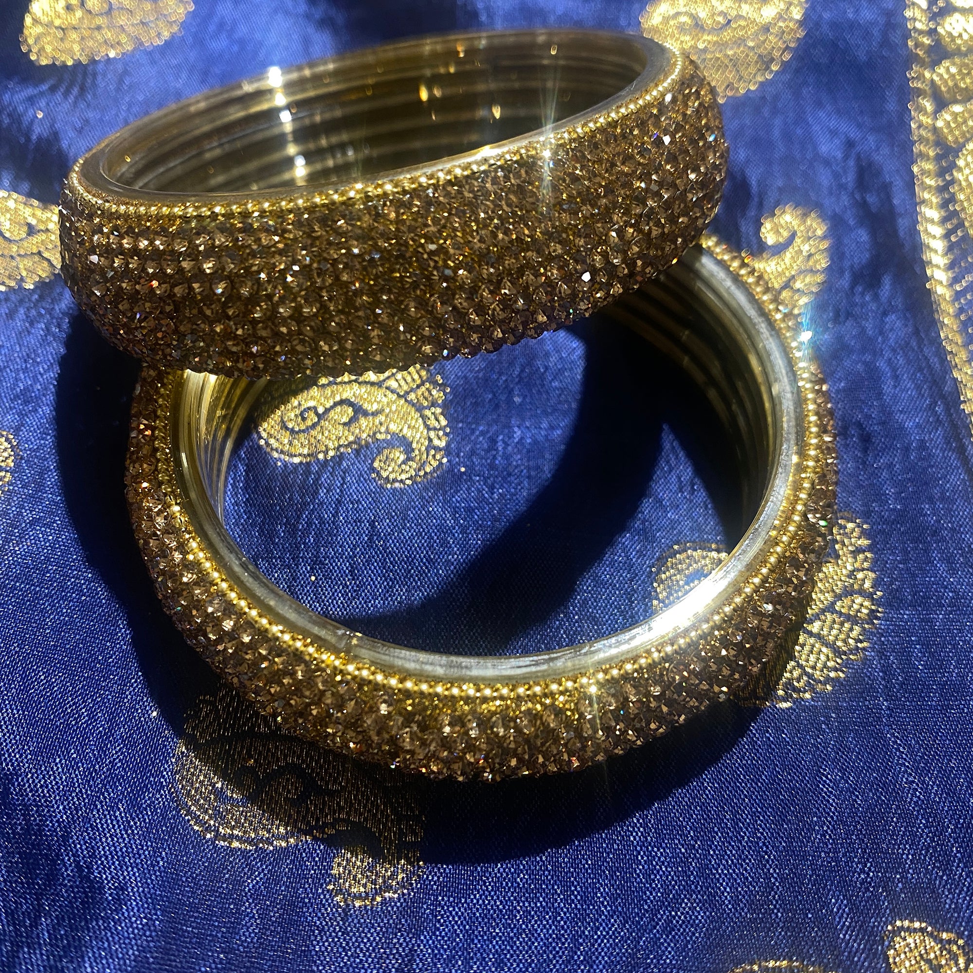 Thick Glass Bangles - Vintage India NYC