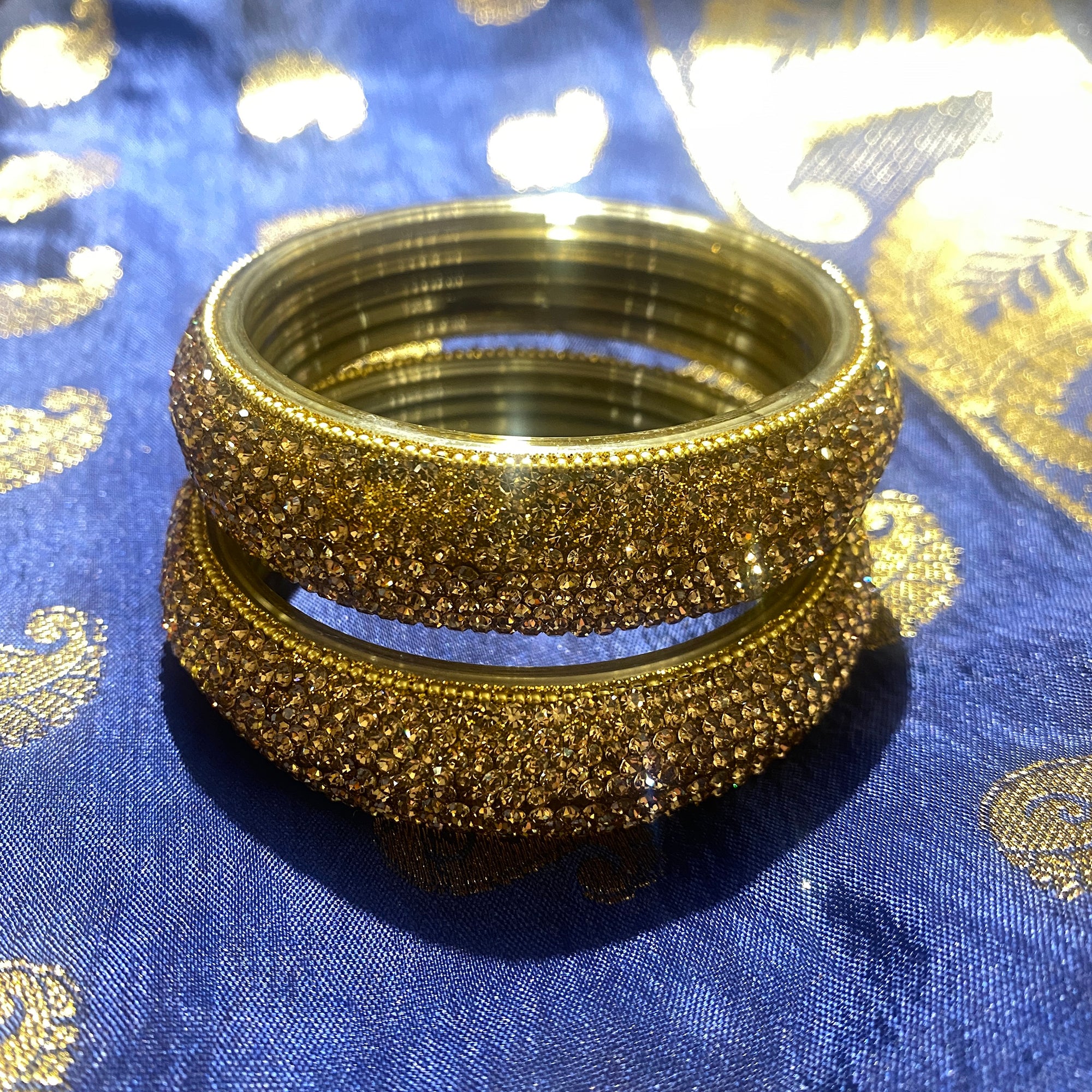 Thick Glass Bangles - Vintage India NYC