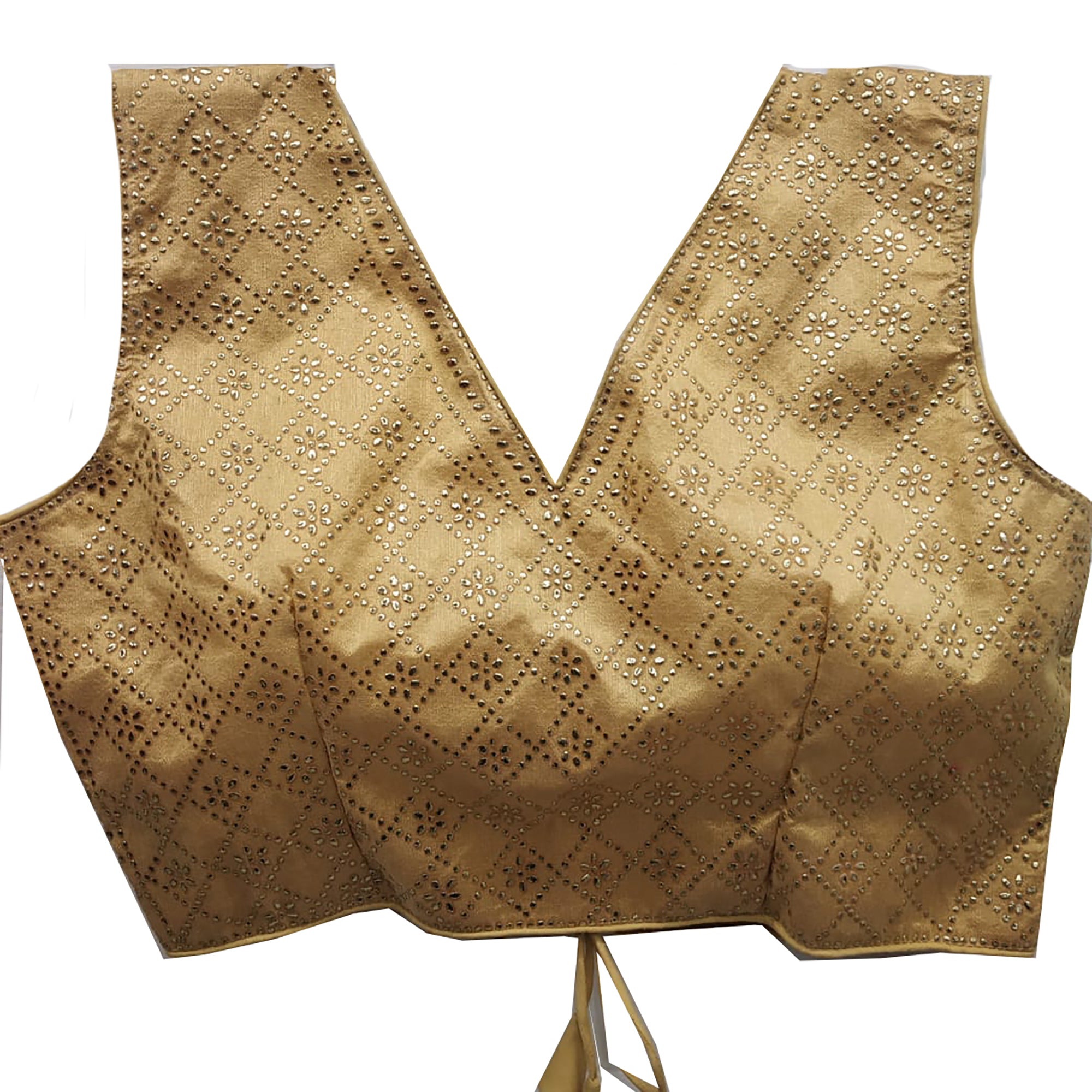 V Neck Choli Blouse-6 Colors - Vintage India NYC