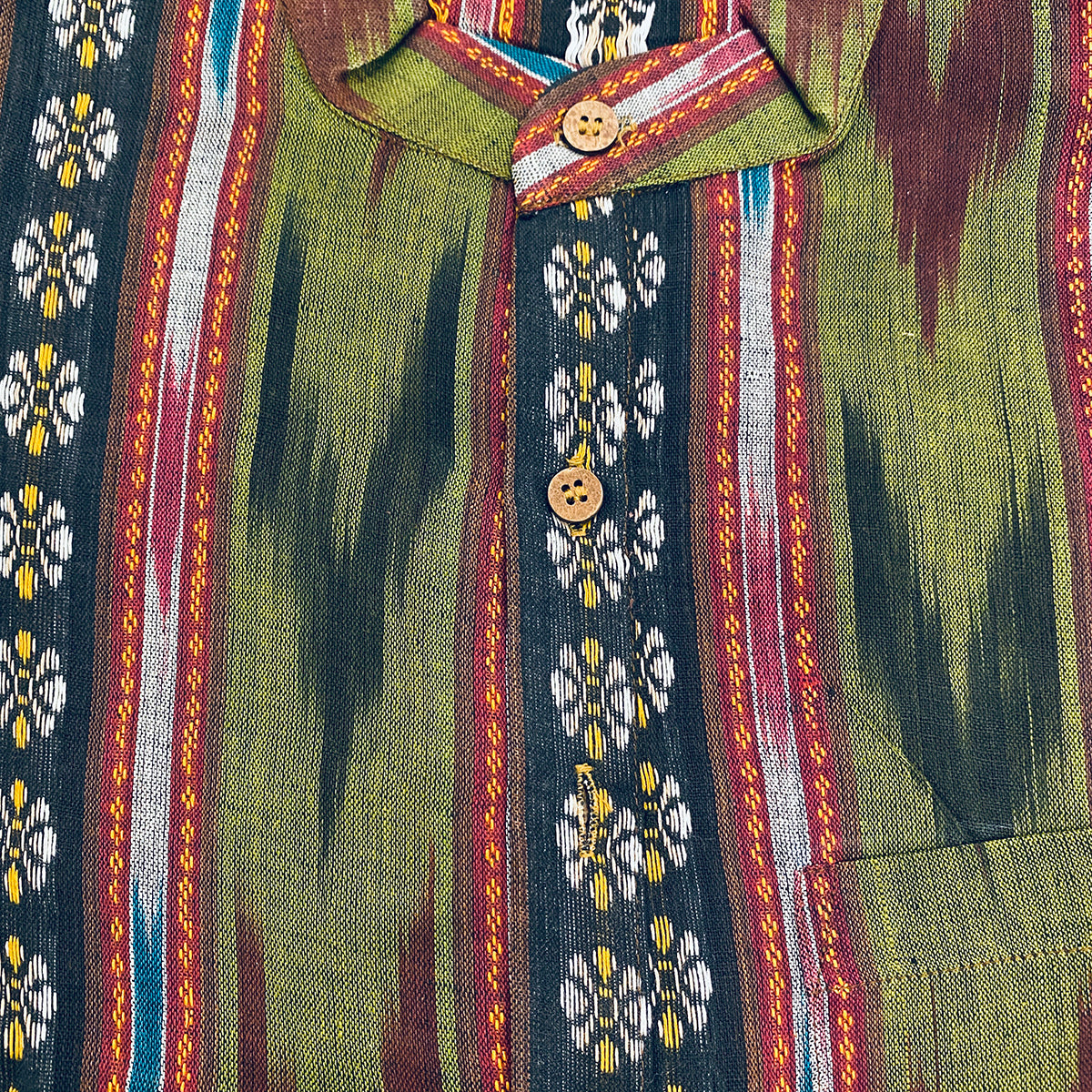 Ikat Khadi Kurta - Vintage India NYC