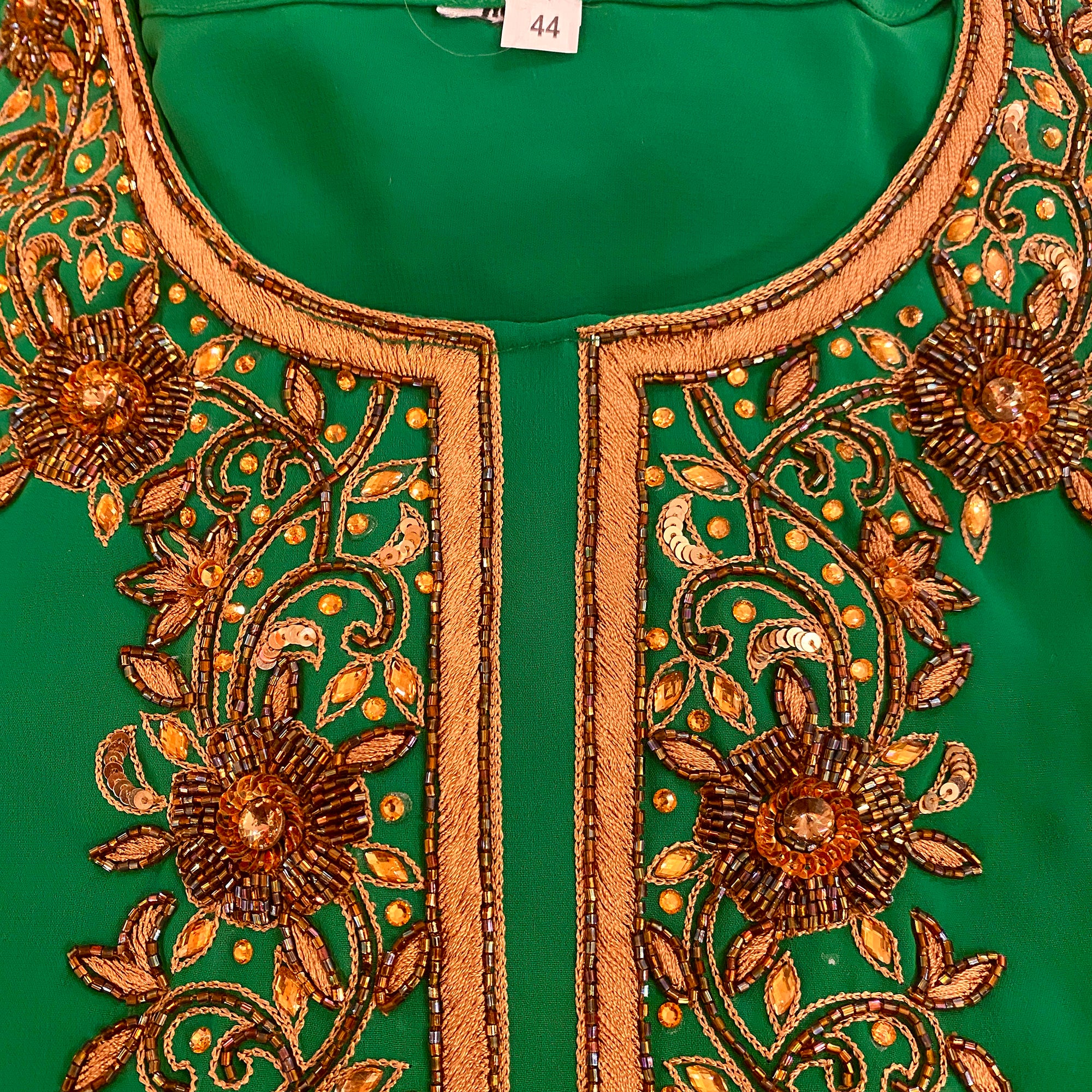 DT Georgette Kurti Size 44 - Vintage India NYC
