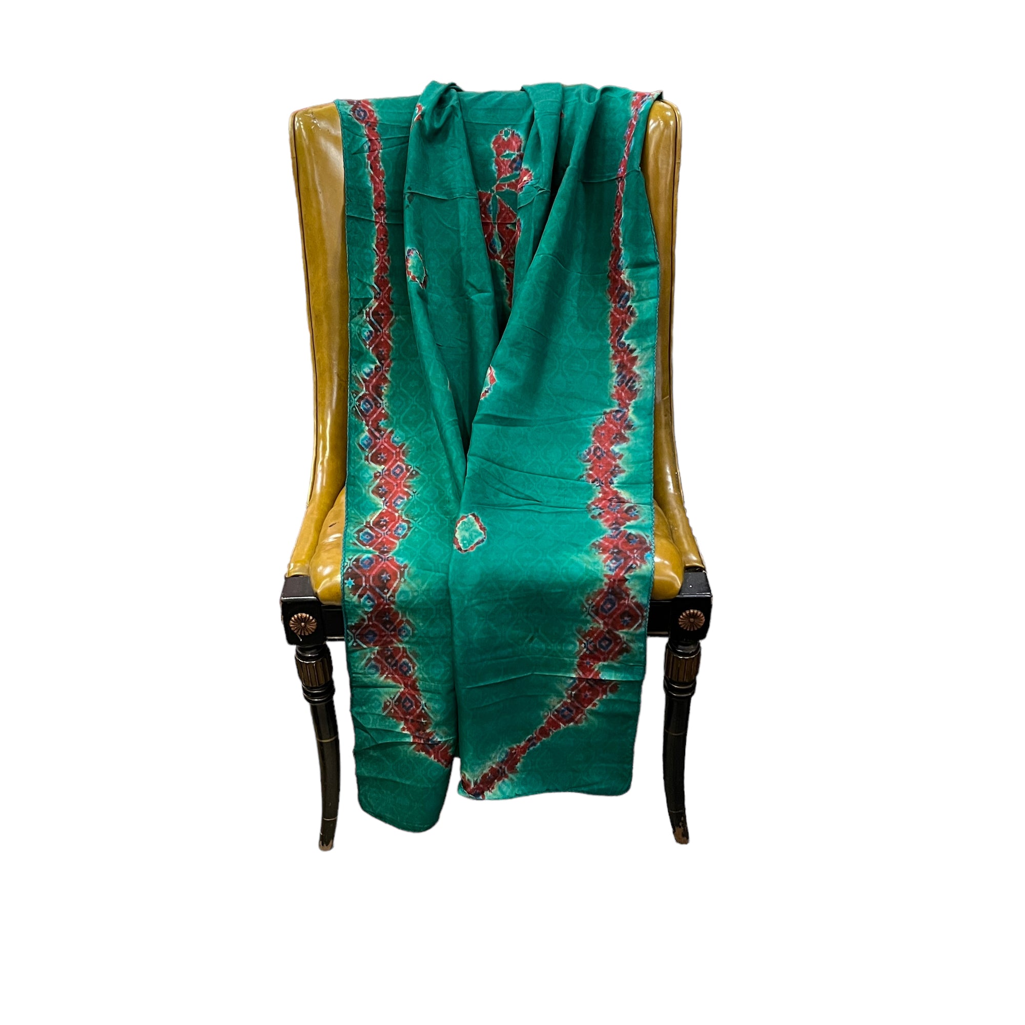 LH Bandhani Pure Silk Scarves-Various - Vintage India NYC