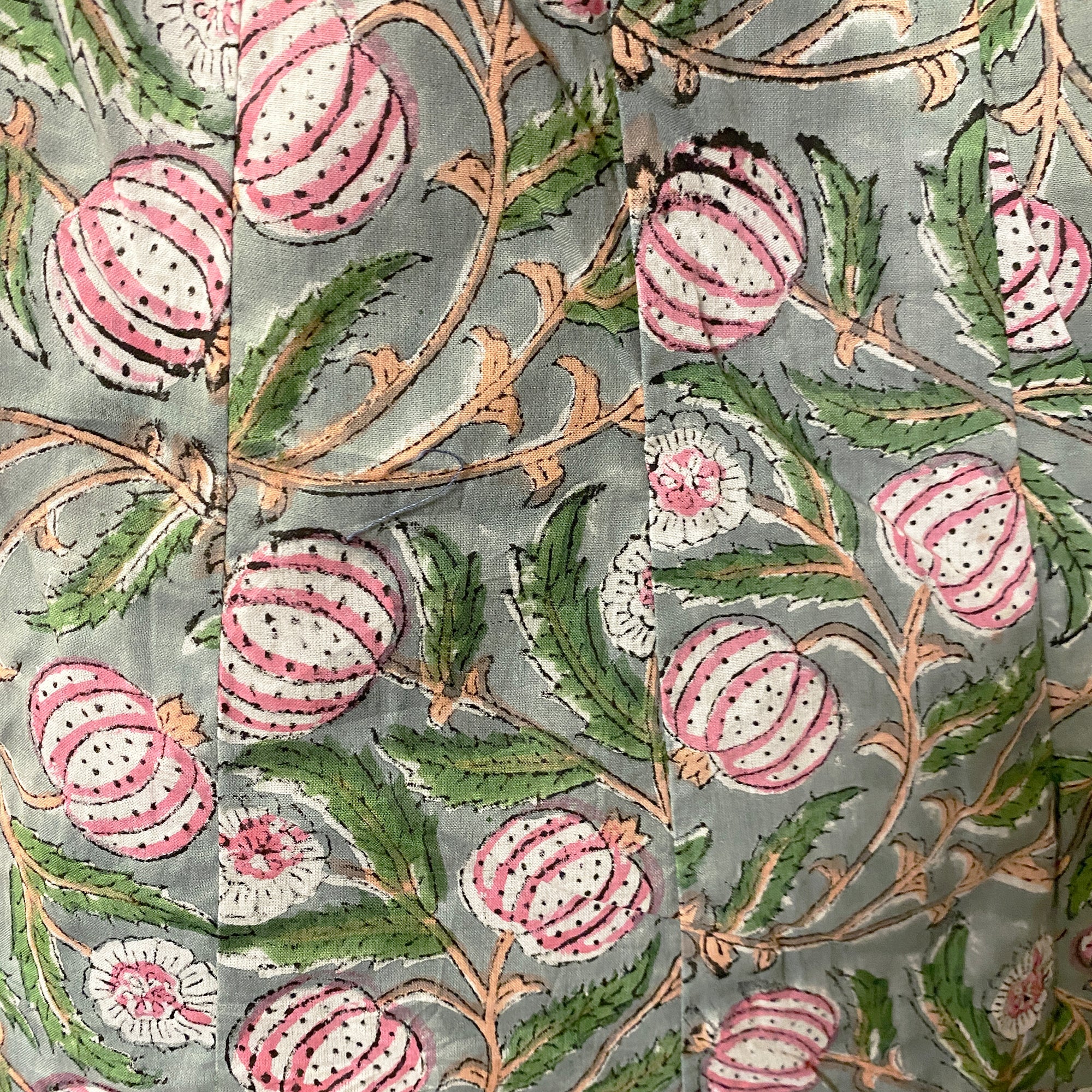 AR Blockprint Angrakha Wrap Dress-3 pattern choices - Vintage India NYC