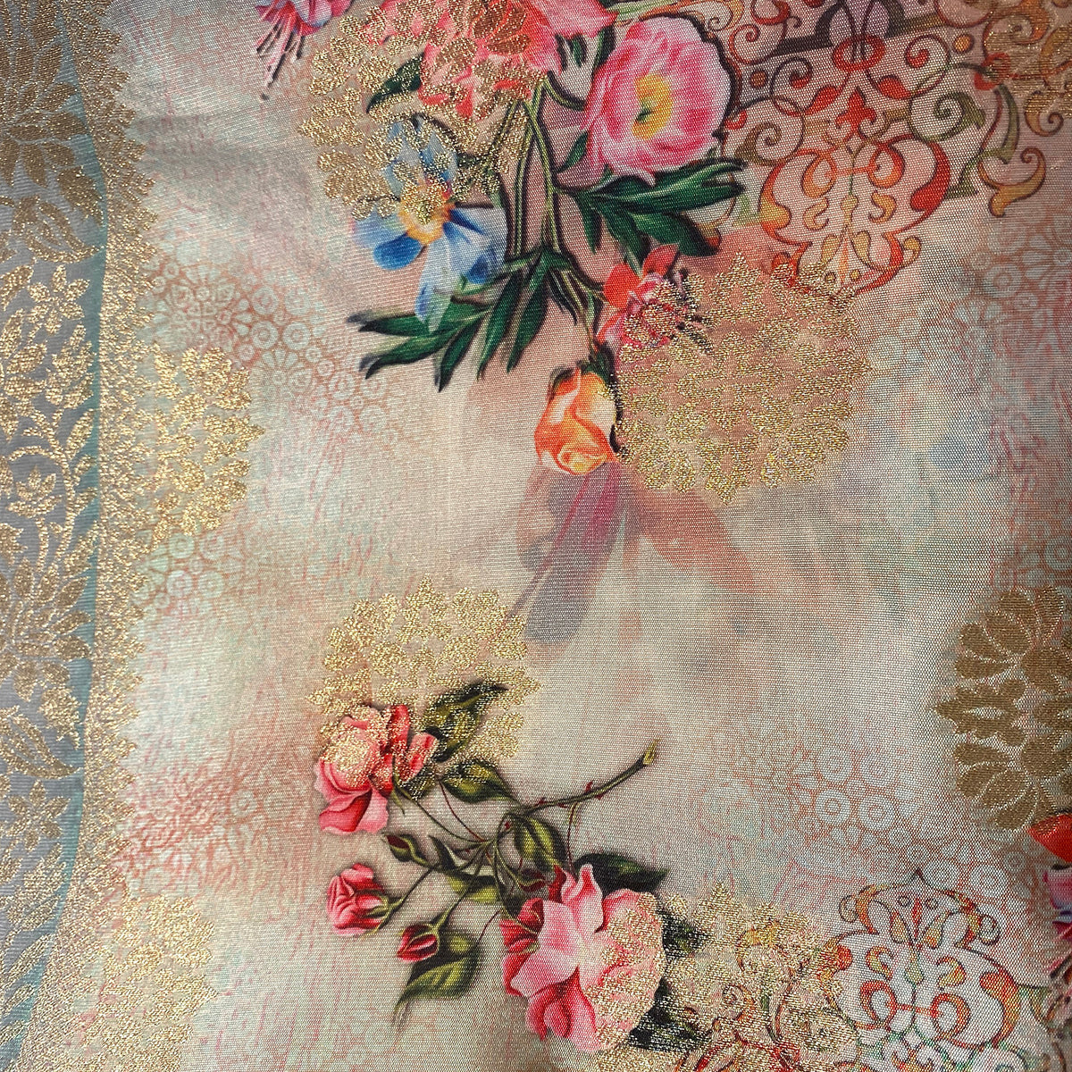 IE Floral Scarf-3 colors - Vintage India NYC