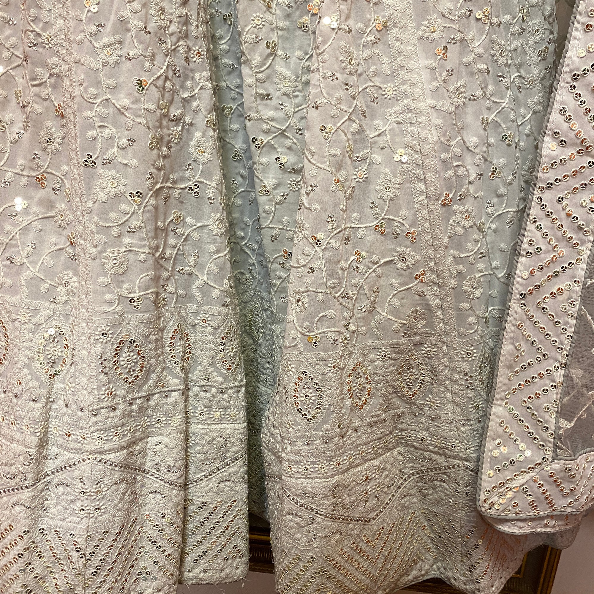 YD GreyLehenga Set - Vintage India NYC