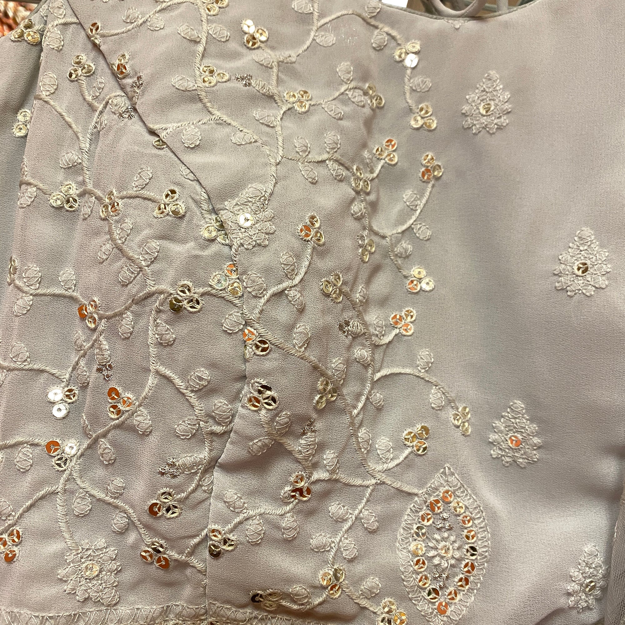 YD GreyLehenga Set - Vintage India NYC
