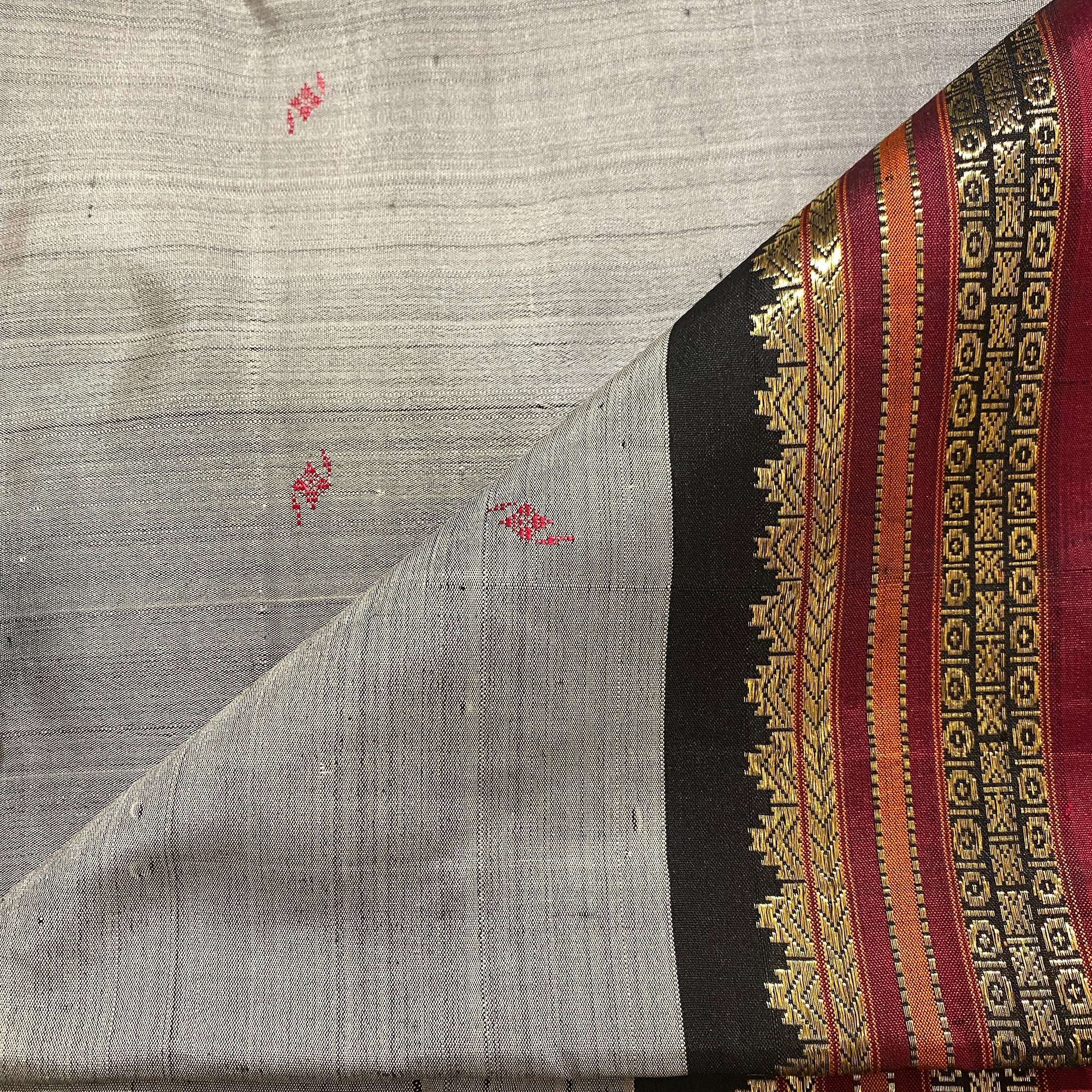 Vintage Kanchipuram Saree 102 - Vintage India NYC