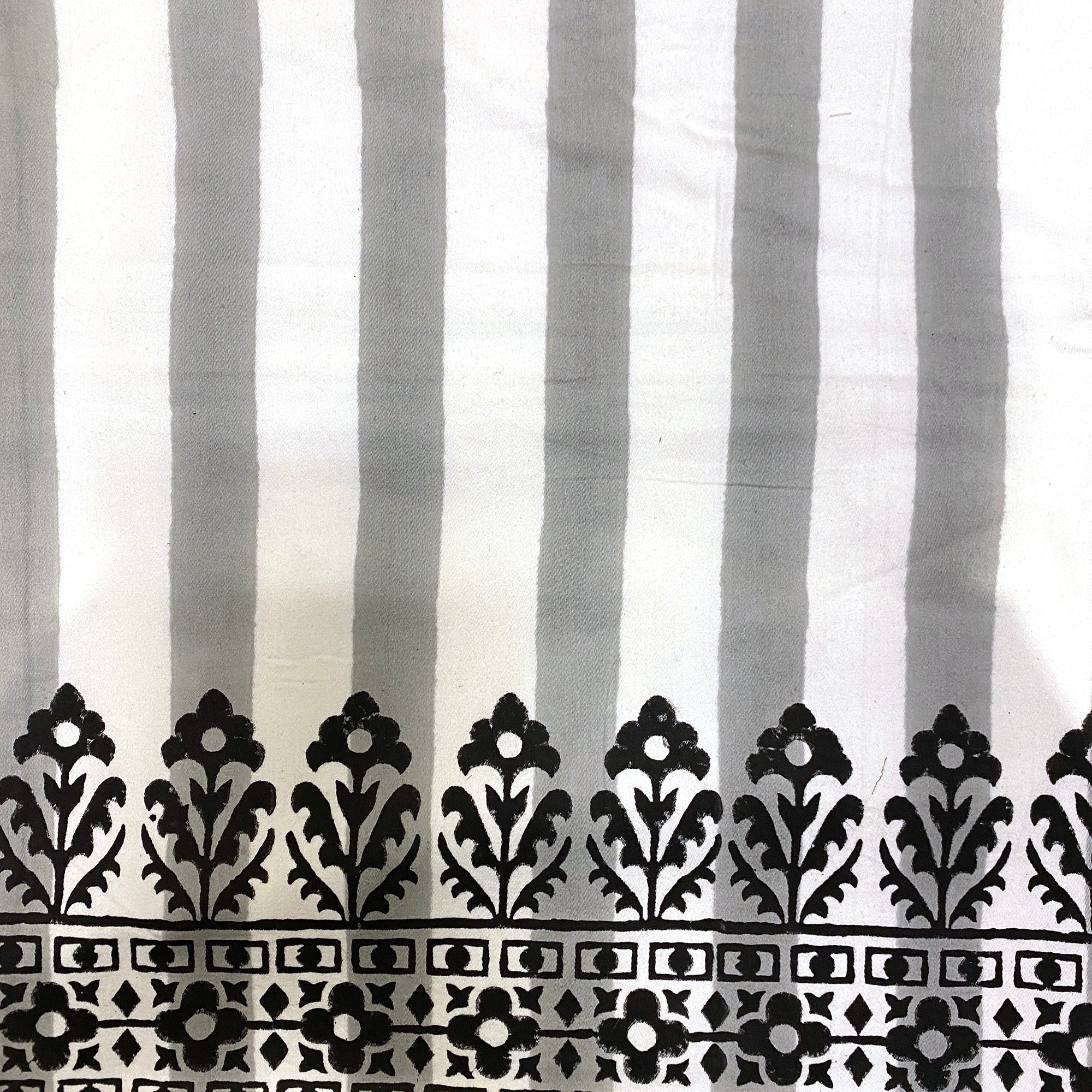 Block Print Stripe Pillow Cover - Vintage India NYC