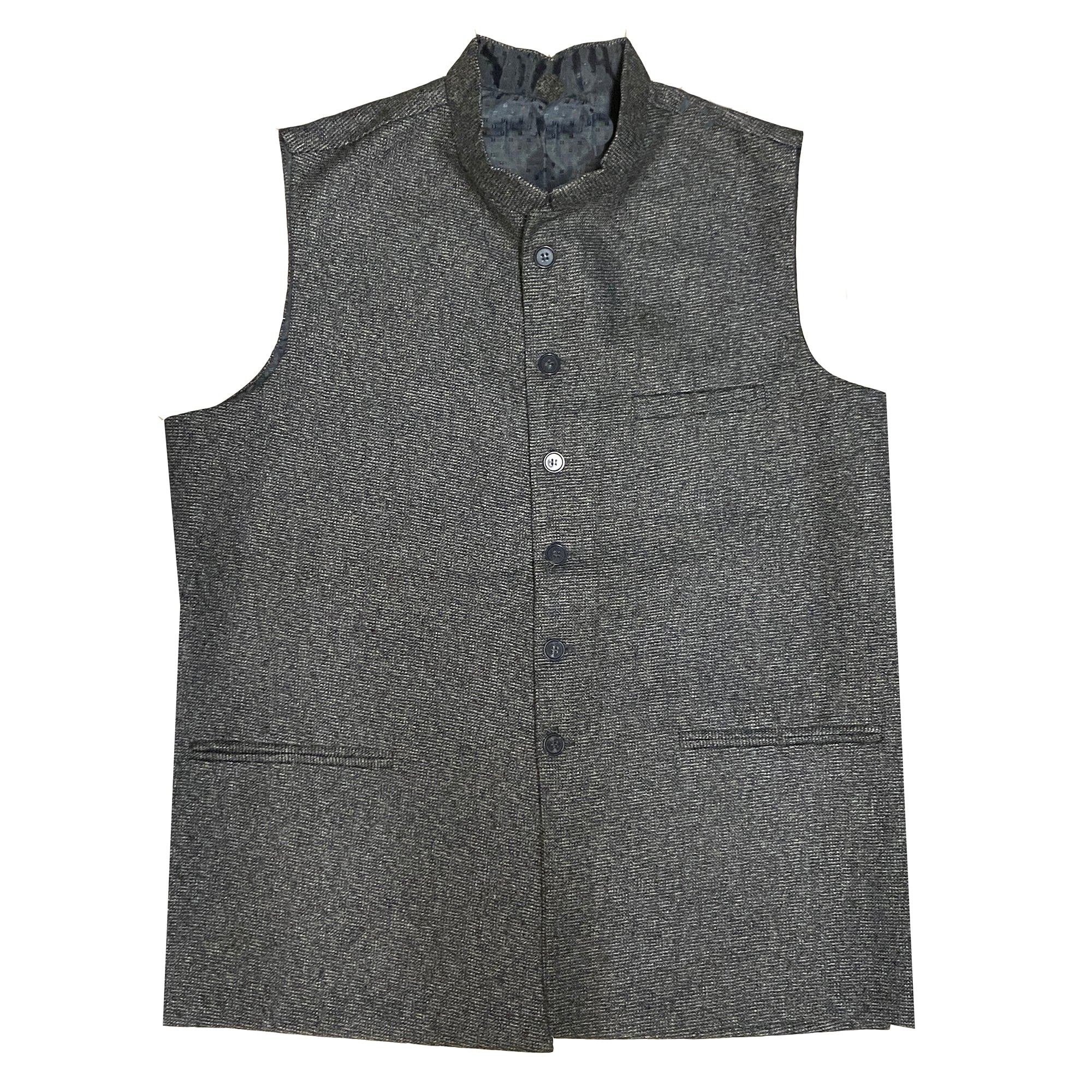 Wool Nehru/ Modi Vest - Vintage India NYC