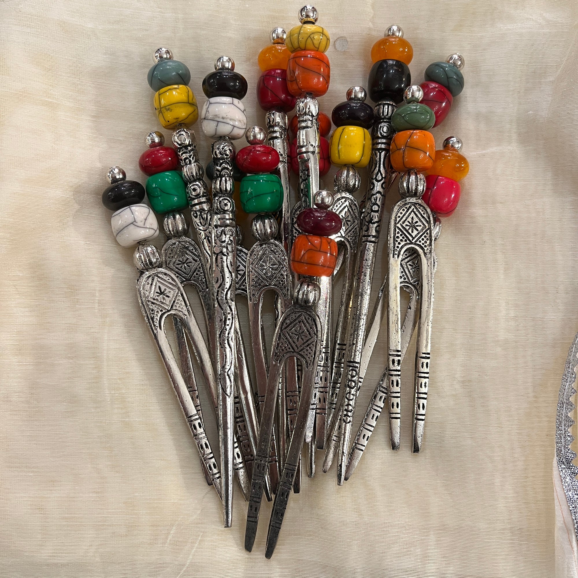 Juda Hair Pin-2 Styles - Vintage India NYC