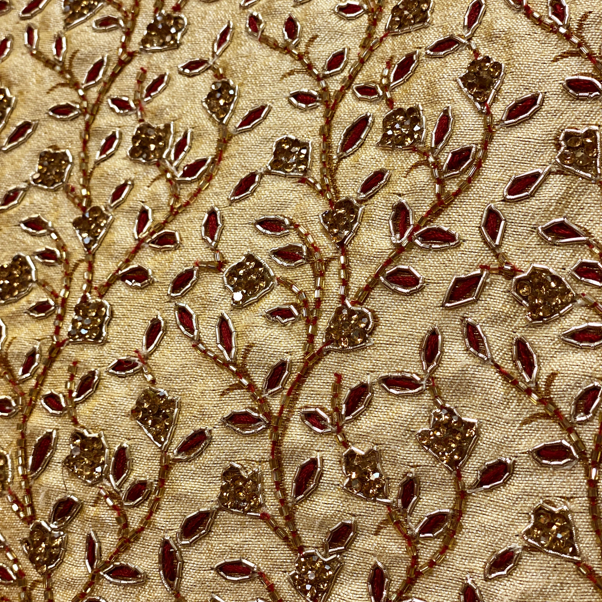 YD Gold Heavy Embroidered Sherwani - Vintage India NYC