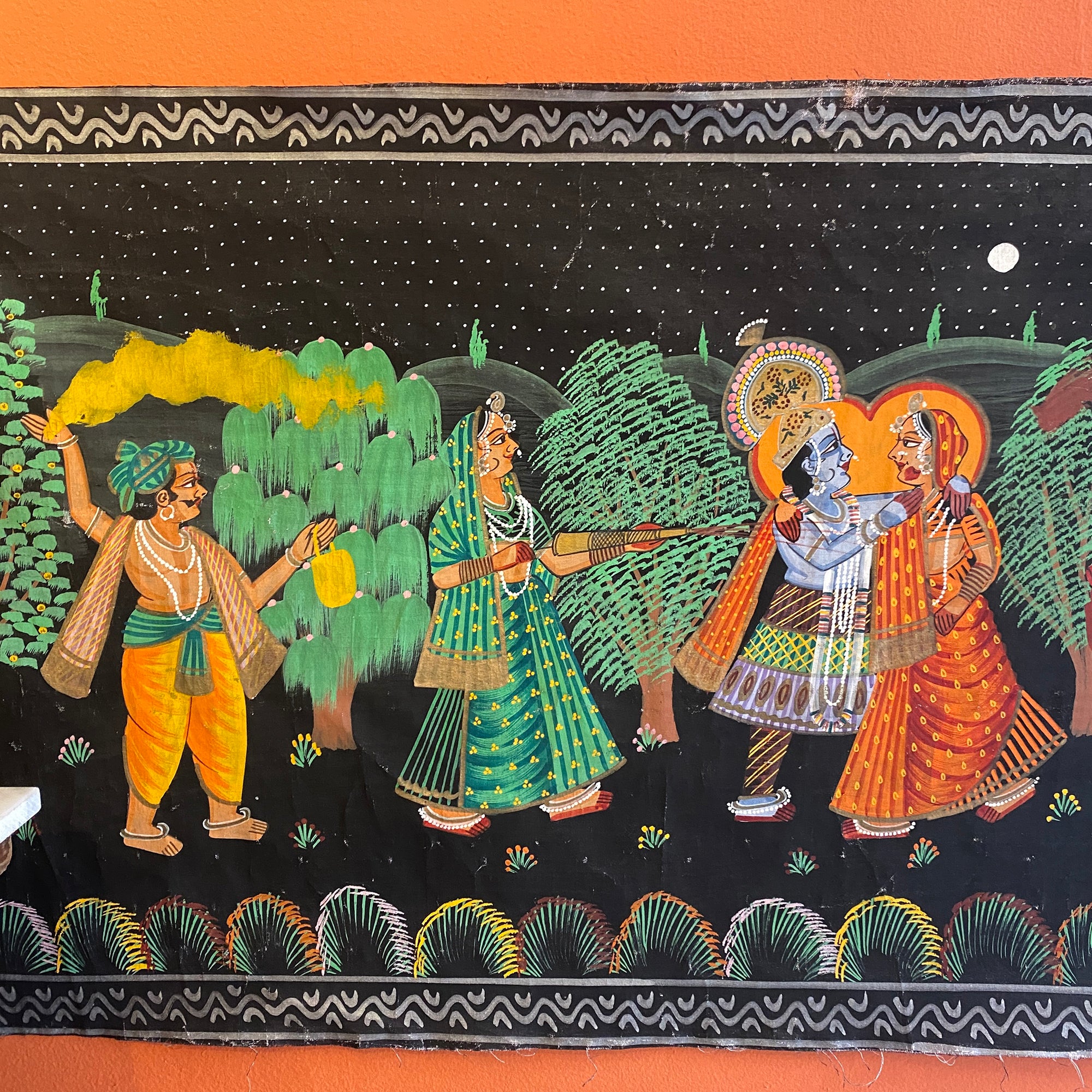 Holi Painting - Vintage India NYC