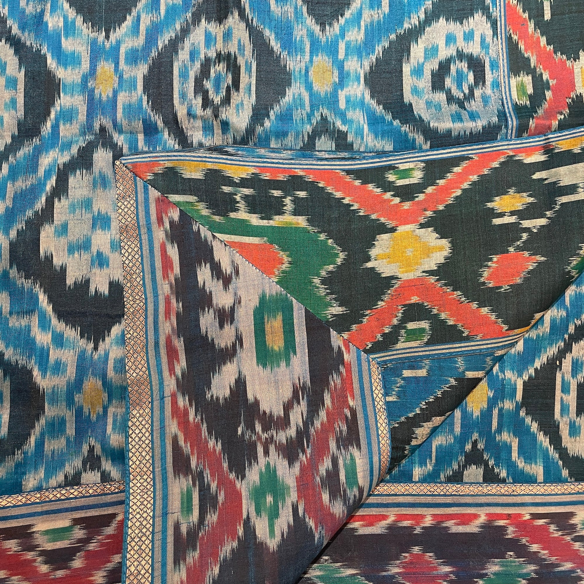 Silk Ikat Scarves-2 Colors - Vintage India NYC