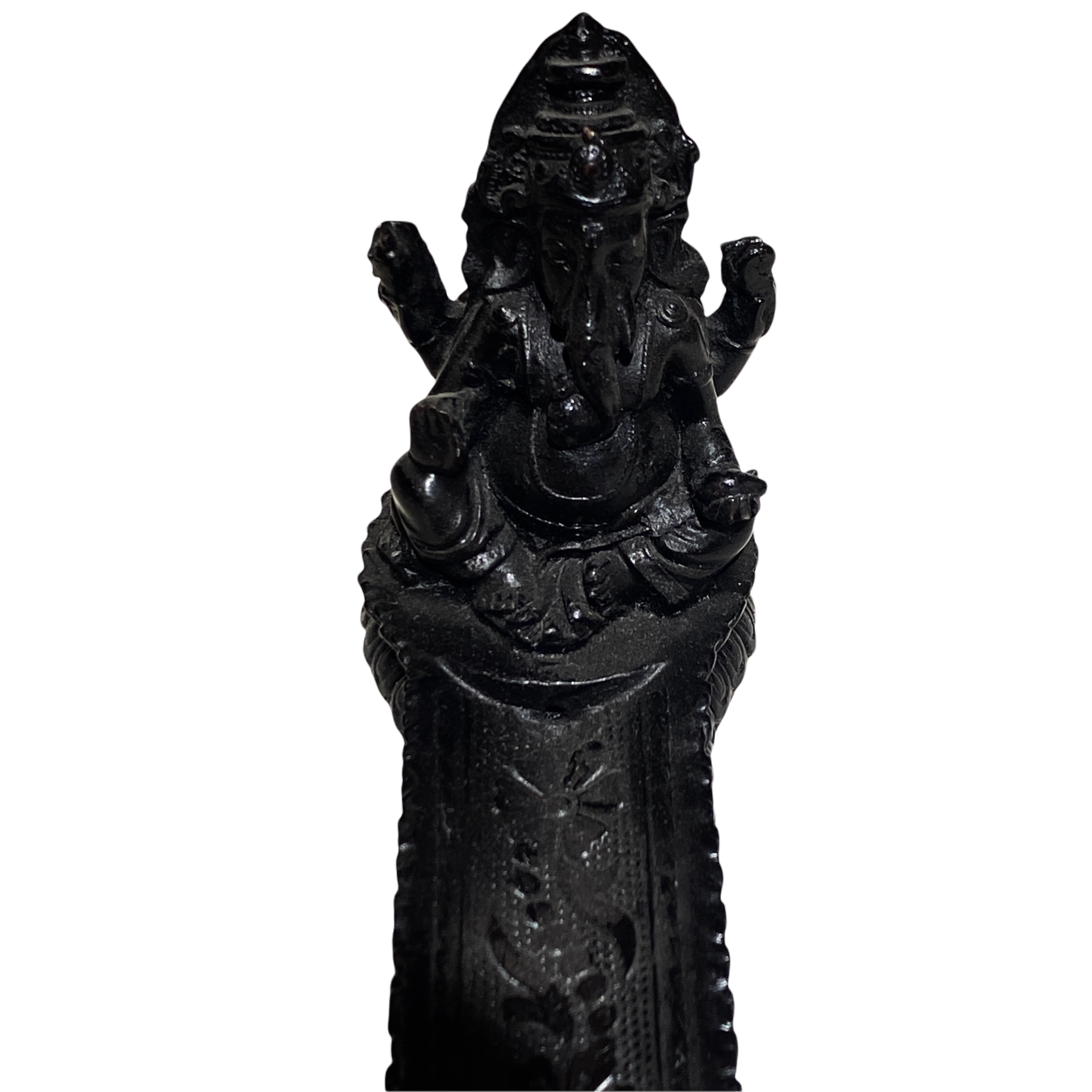 Rx Black/Ganesha Incense Holder - Vintage India NYC