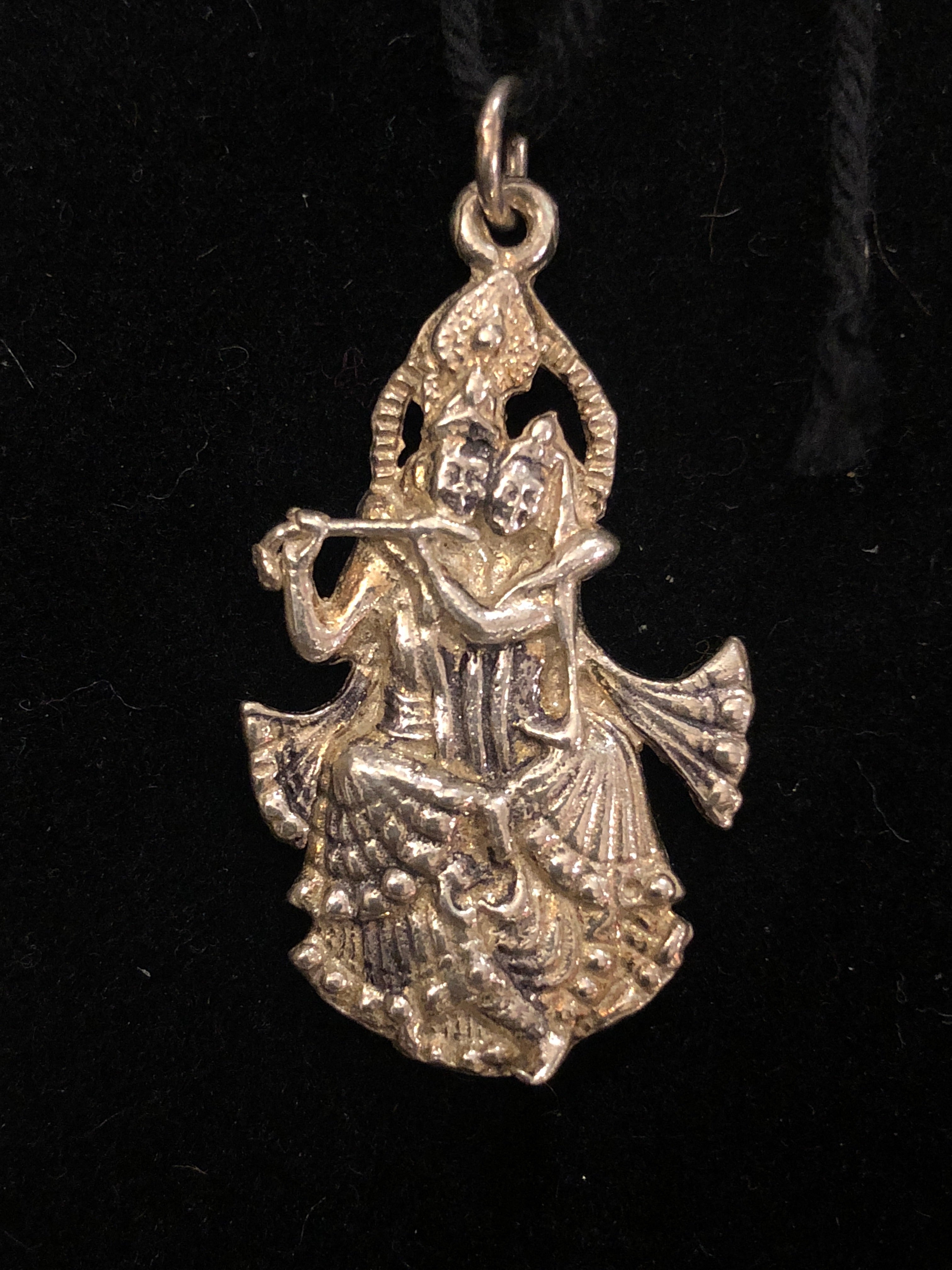 OS Radha/Krishna Pendant - Vintage India NYC