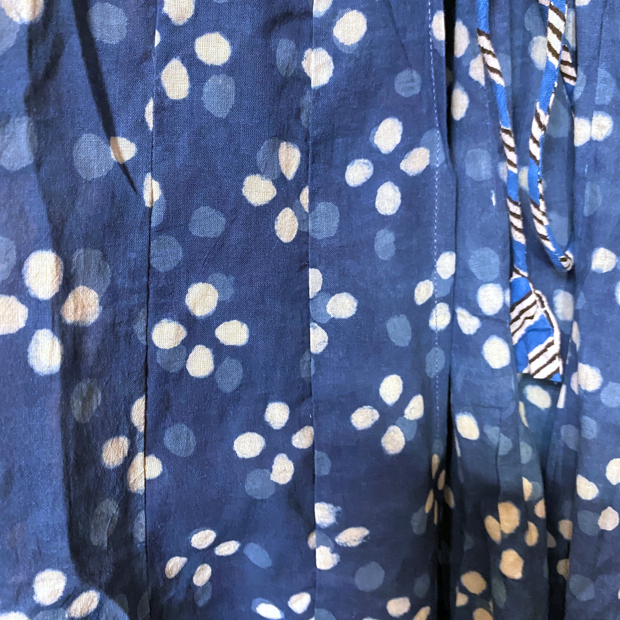 AR Blockprint Angrakha Wrap Dress-3 pattern choices - Vintage India NYC